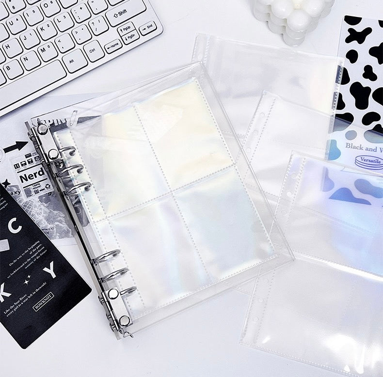 a5 binder, photo binder, kpop photocards binder, acylic binder, 6 rings binder