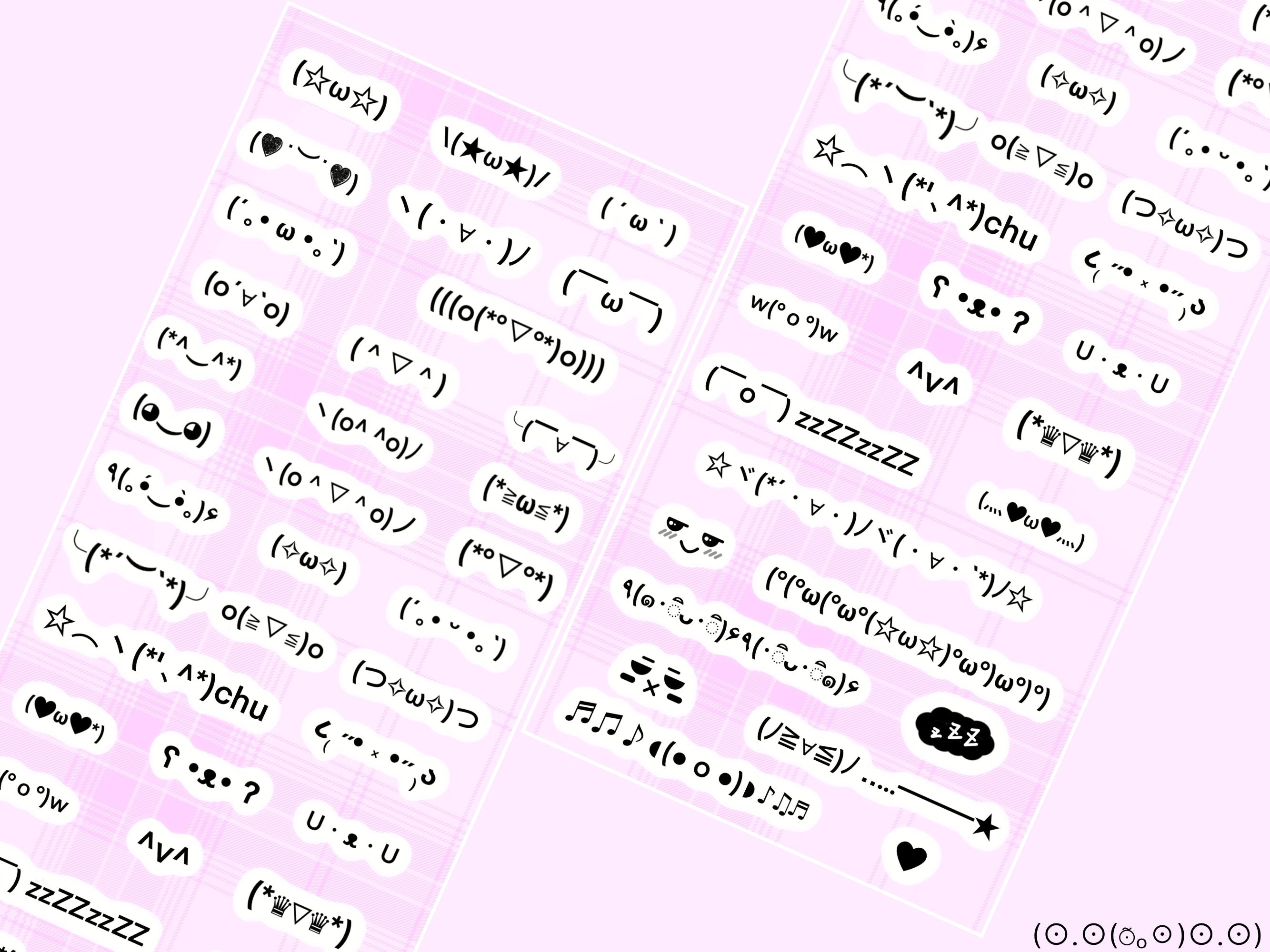 Emoticons Sticker Sheet