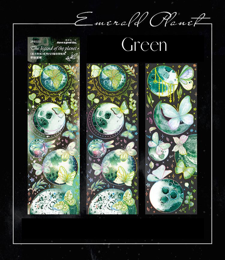 Planet Butterfly Sticker