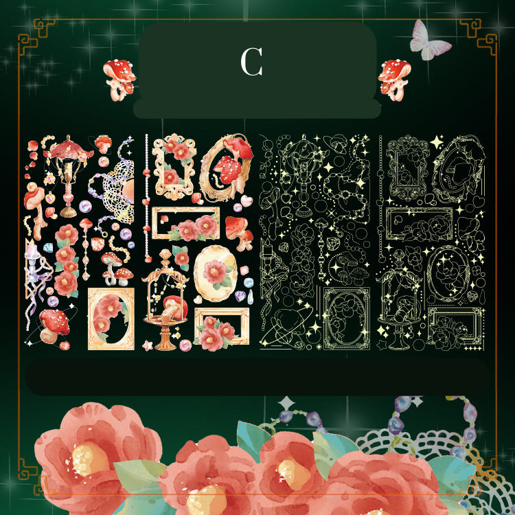 Mushroom Deco Sticker