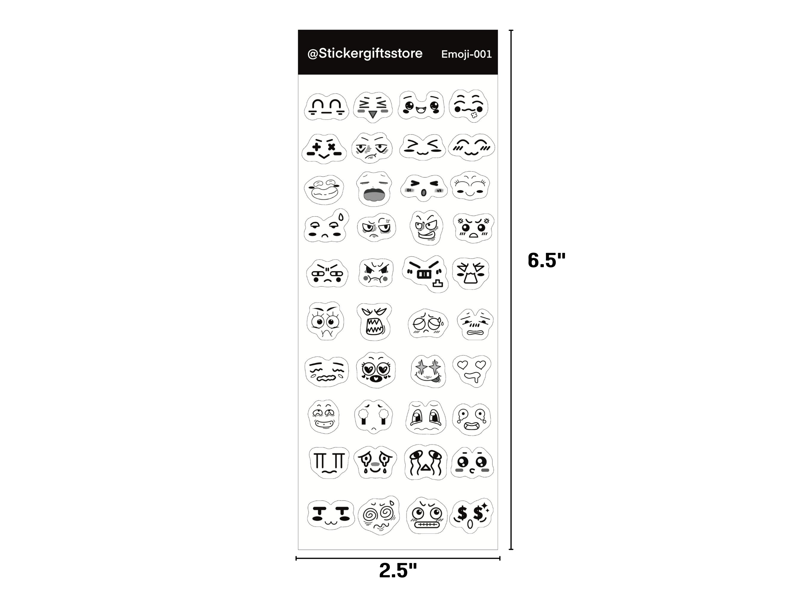 Emoji Sticker Sheet