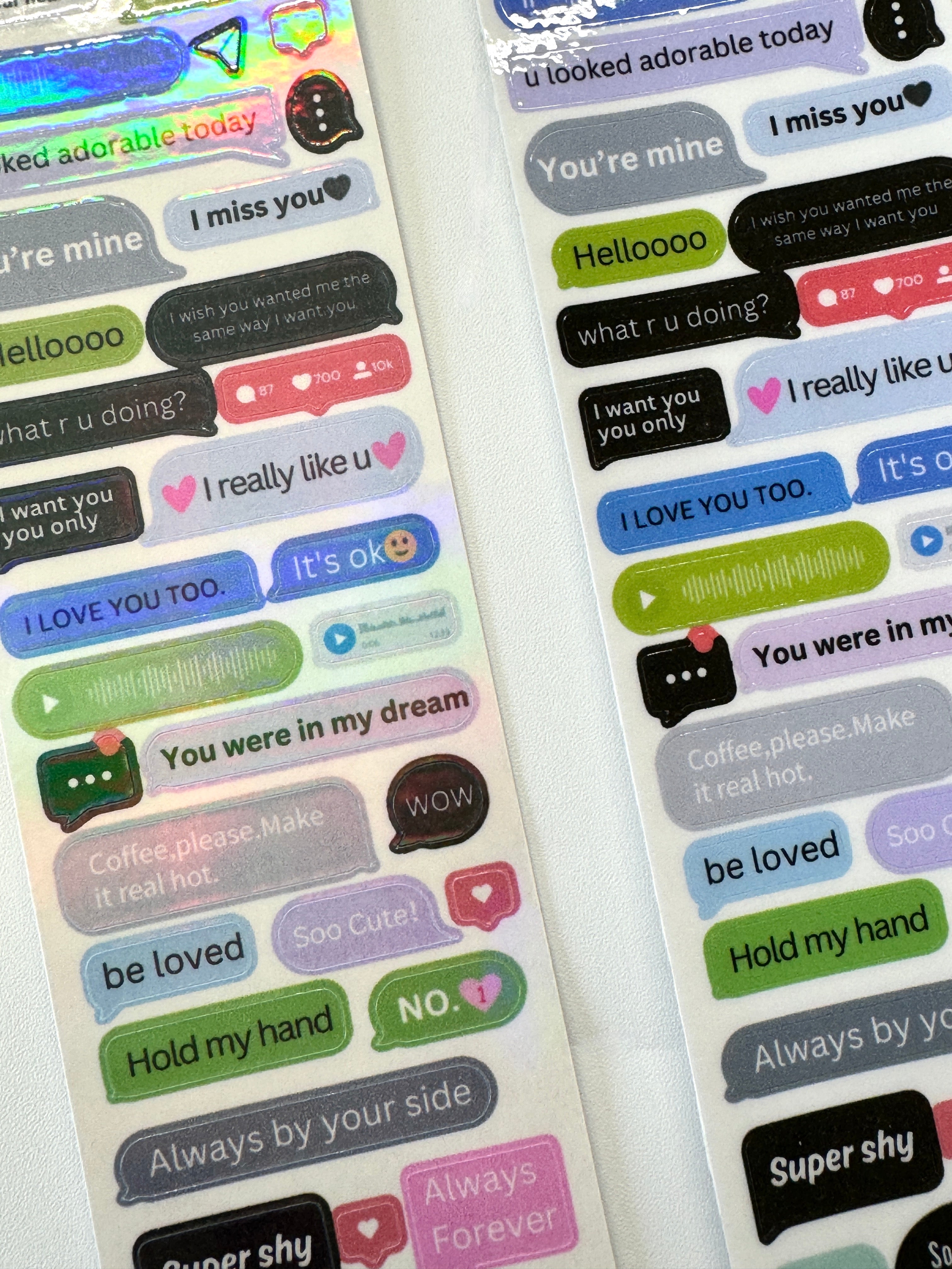 Text Message Sticker