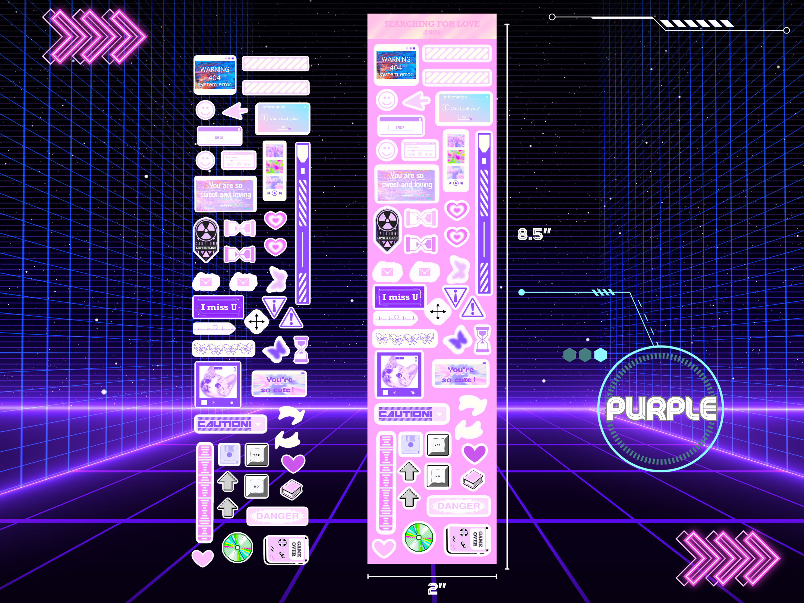 Searching For Love Sticker Sheet