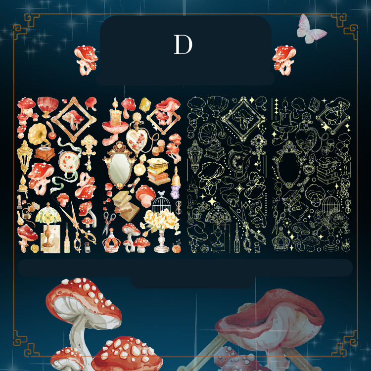 Mushroom Deco Sticker