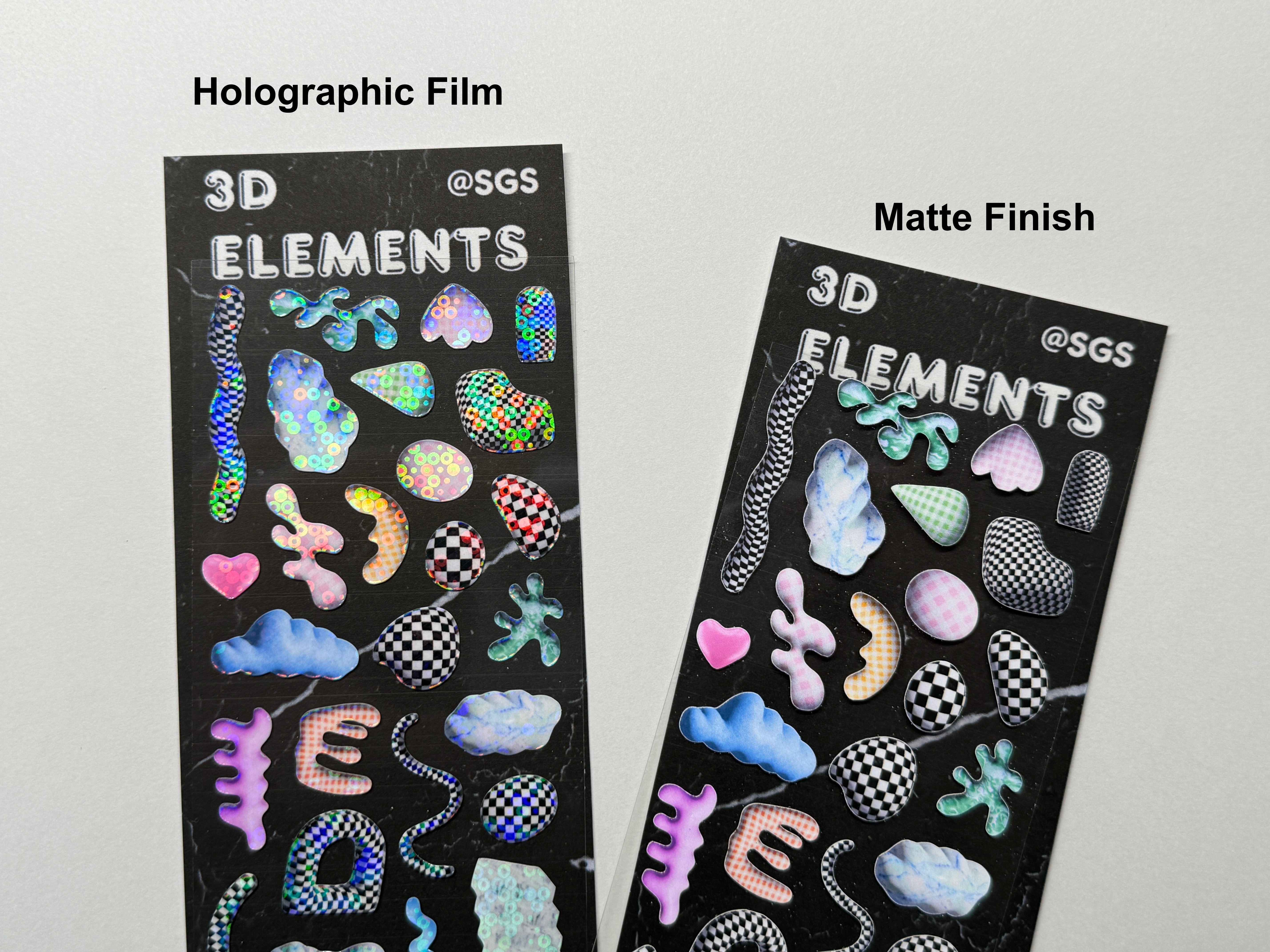 3D Elements Sticker