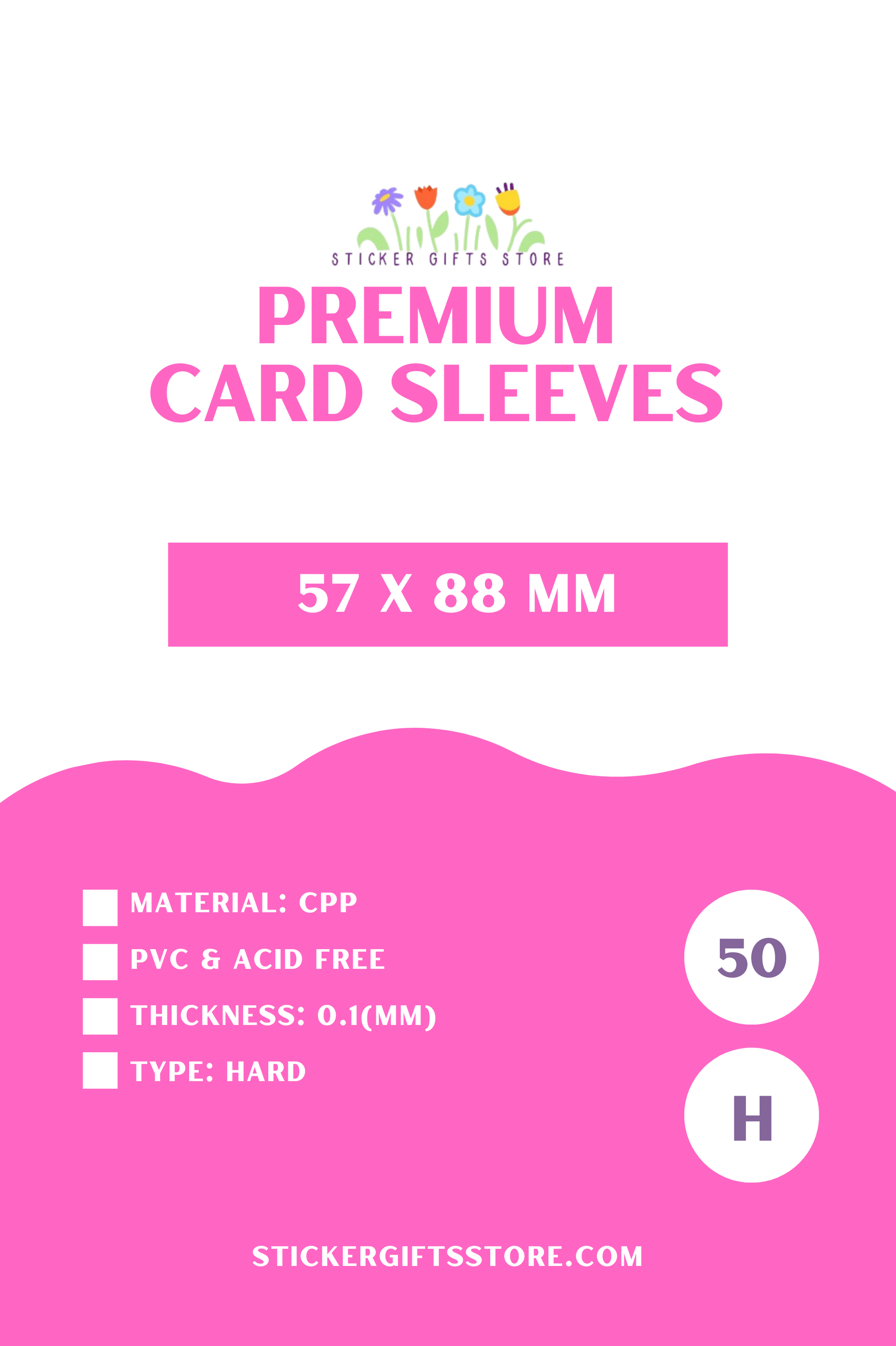 57 X 88MM Premium Card Sleeves