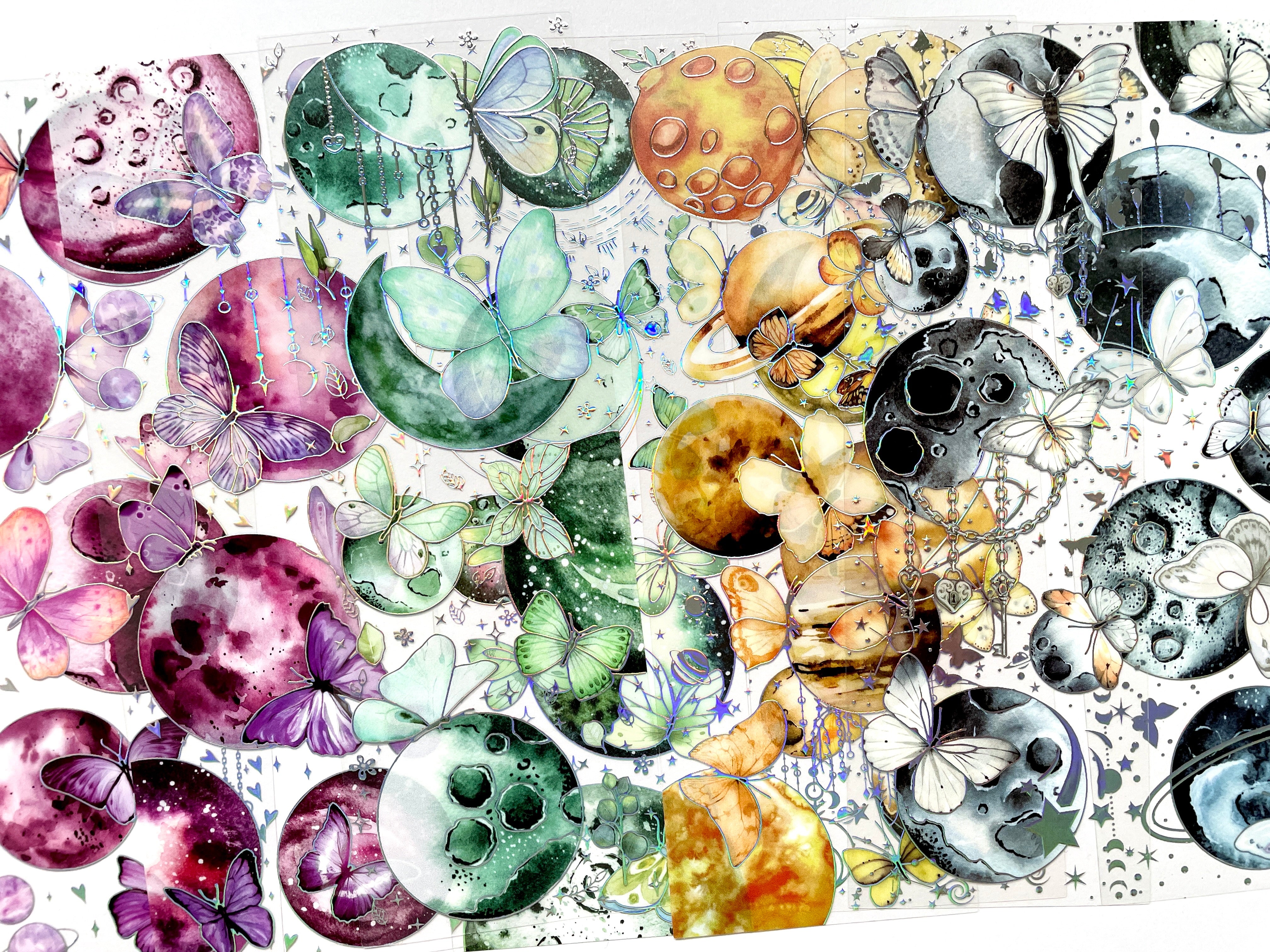 Planet Butterfly Sticker