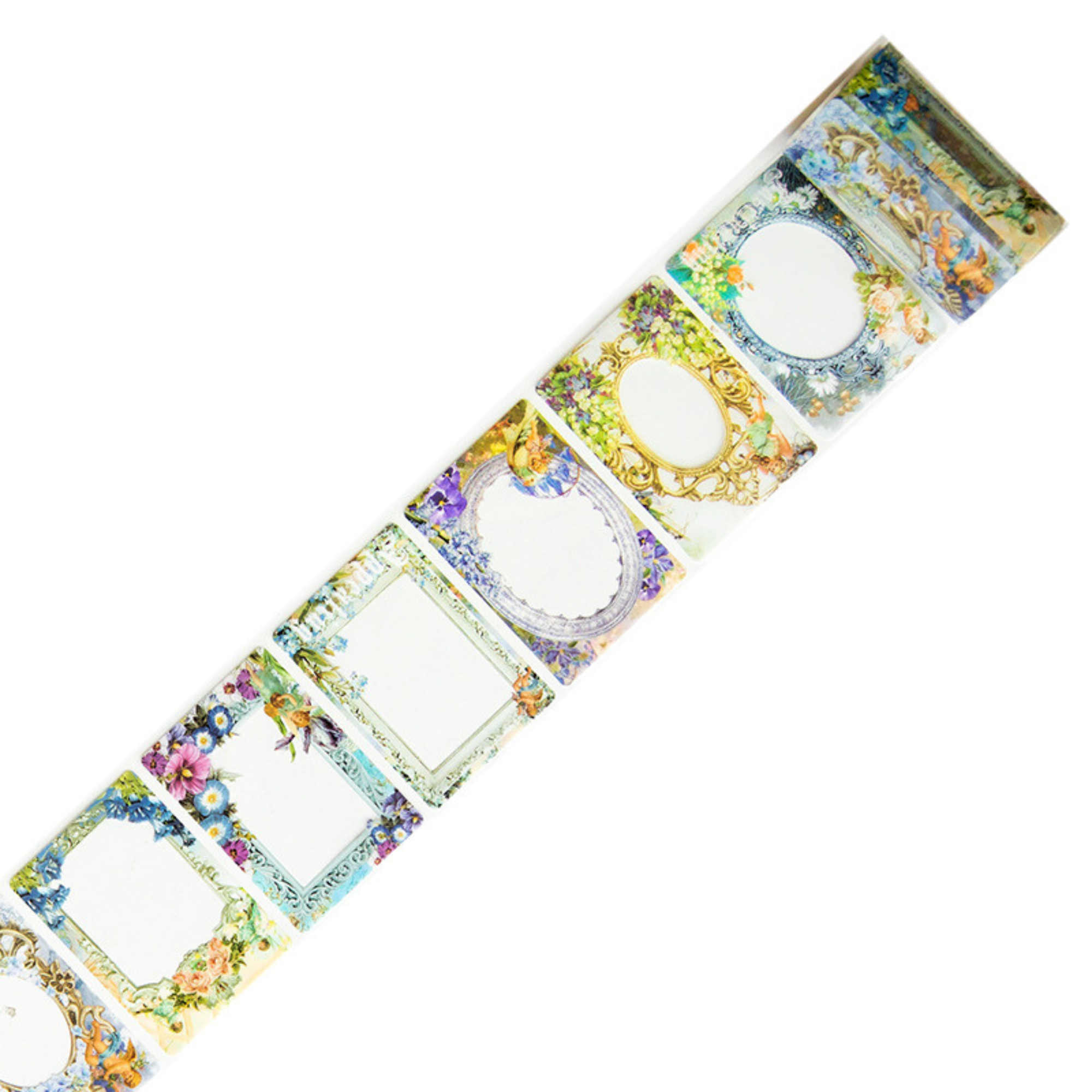 Retro Flower Frame Tape