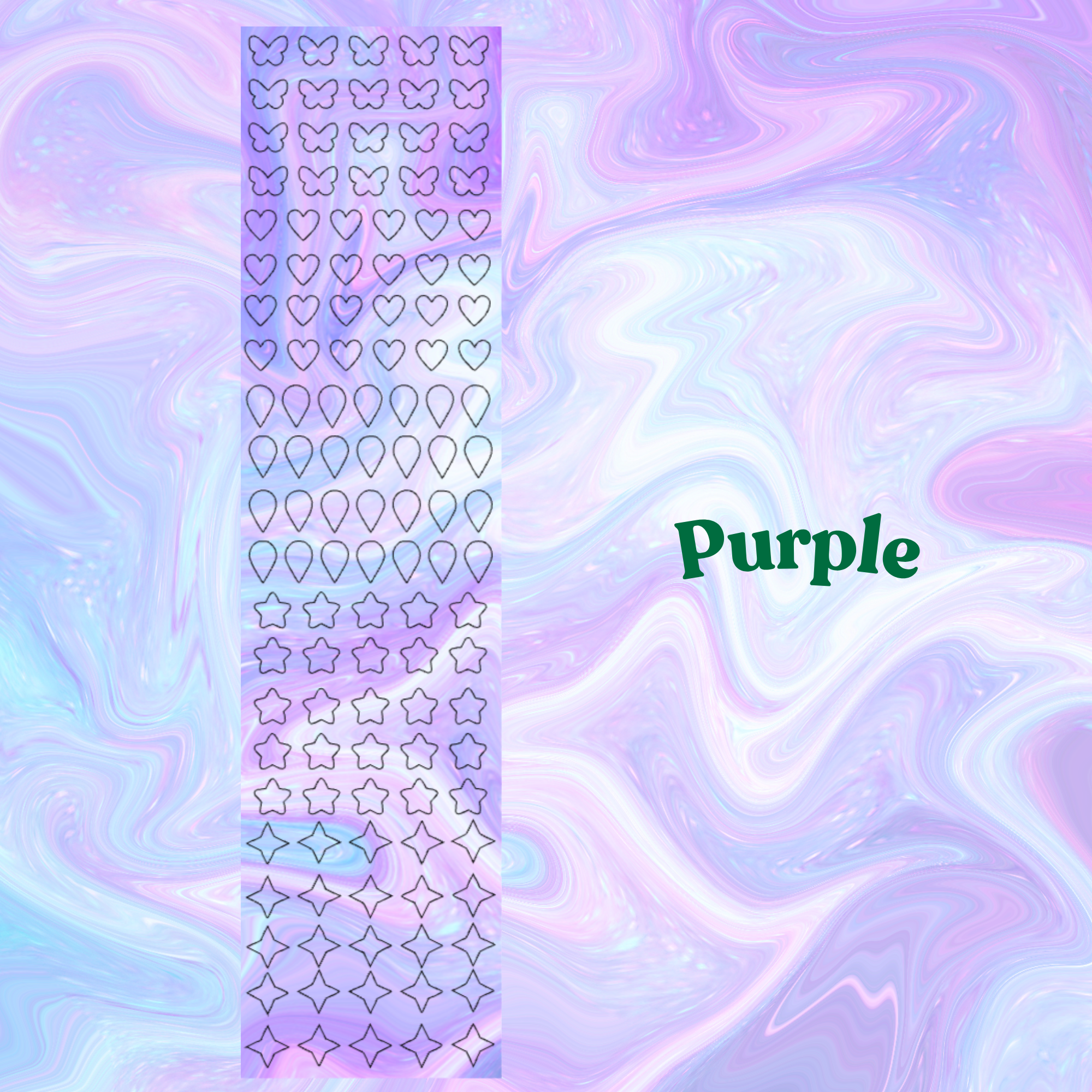 Swirly Bits Sticker Sheet