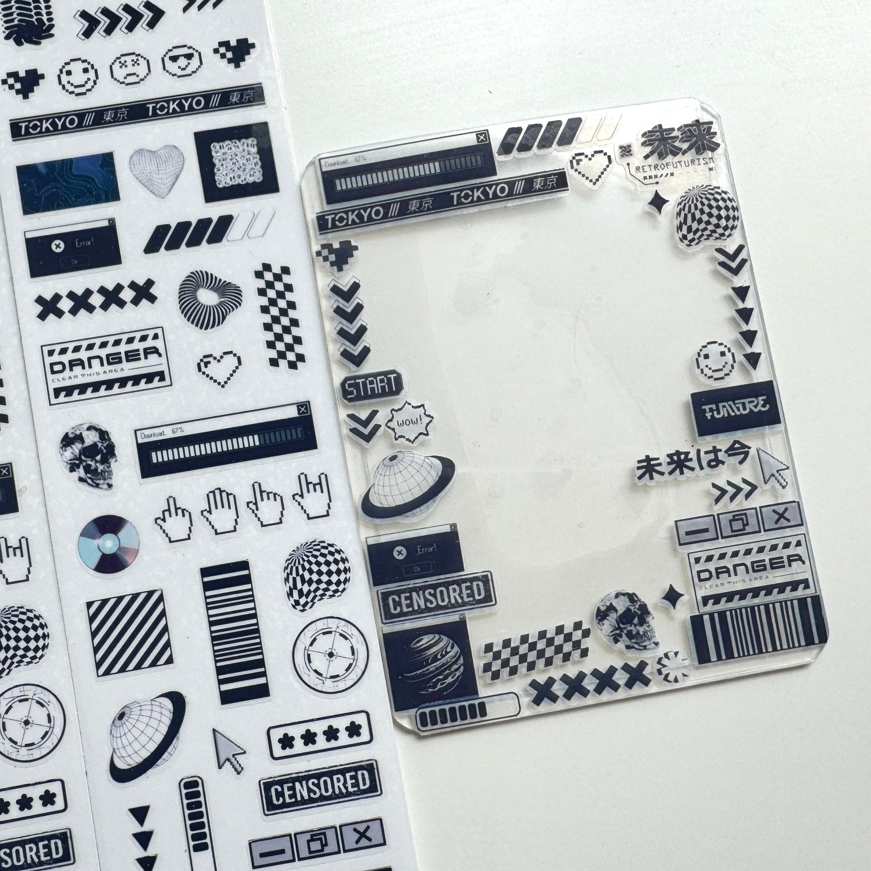 Cyberpunk Sticker Sheet