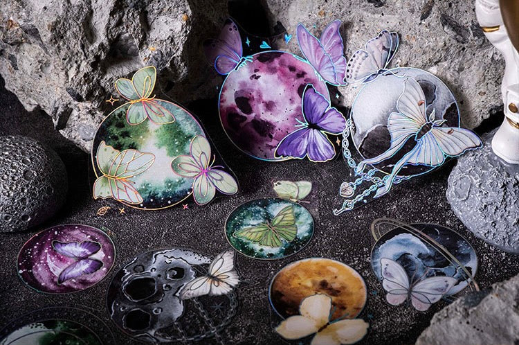 Planet Butterfly Sticker