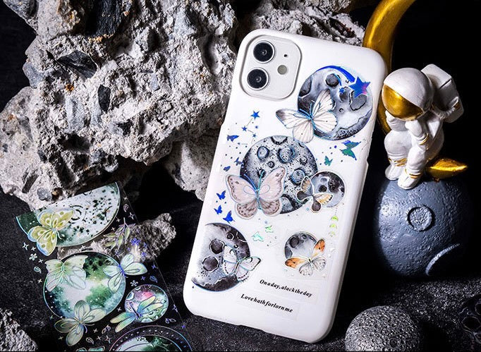 Planet Butterfly Sticker