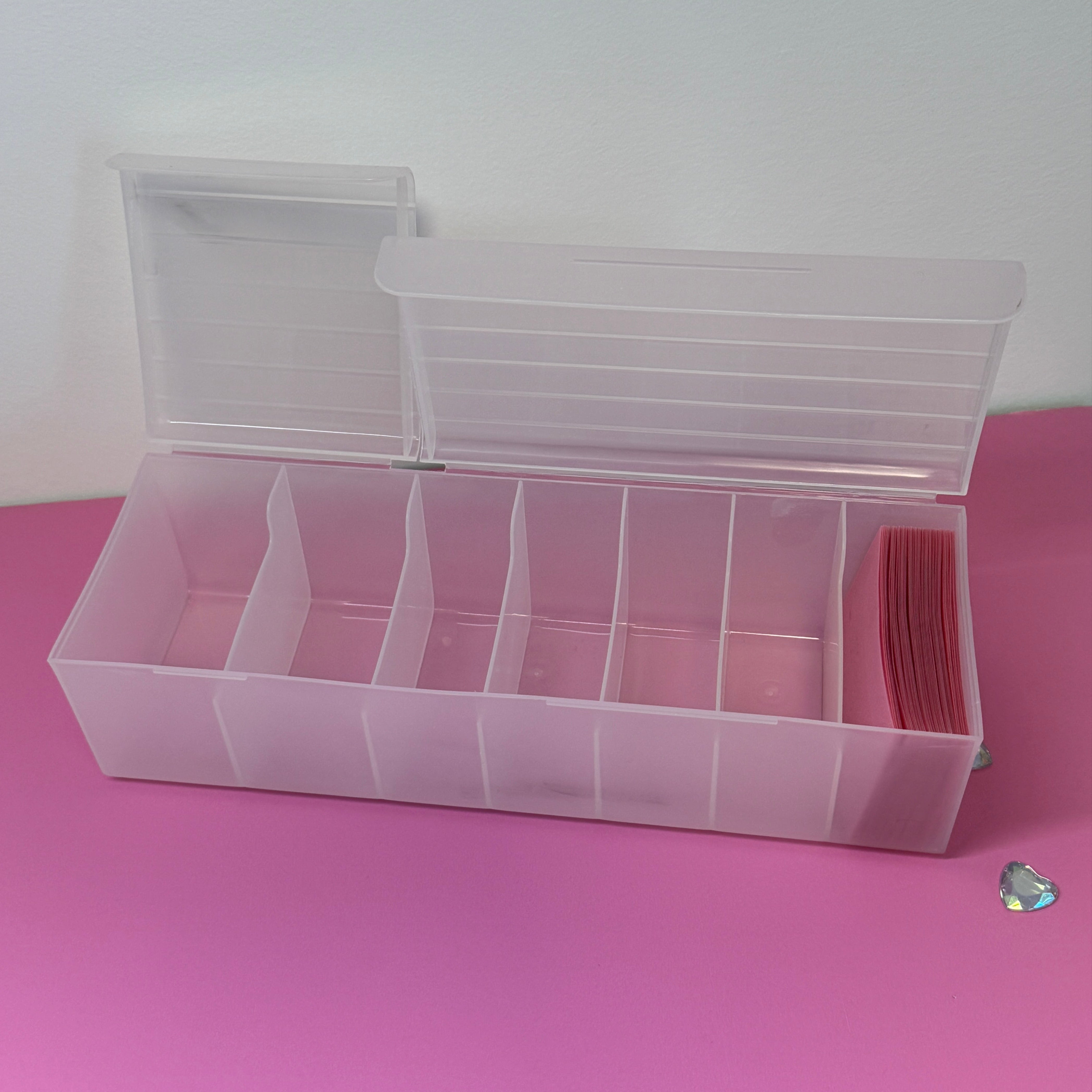 Matte Clear Photocards and Sleeves Organizer Box