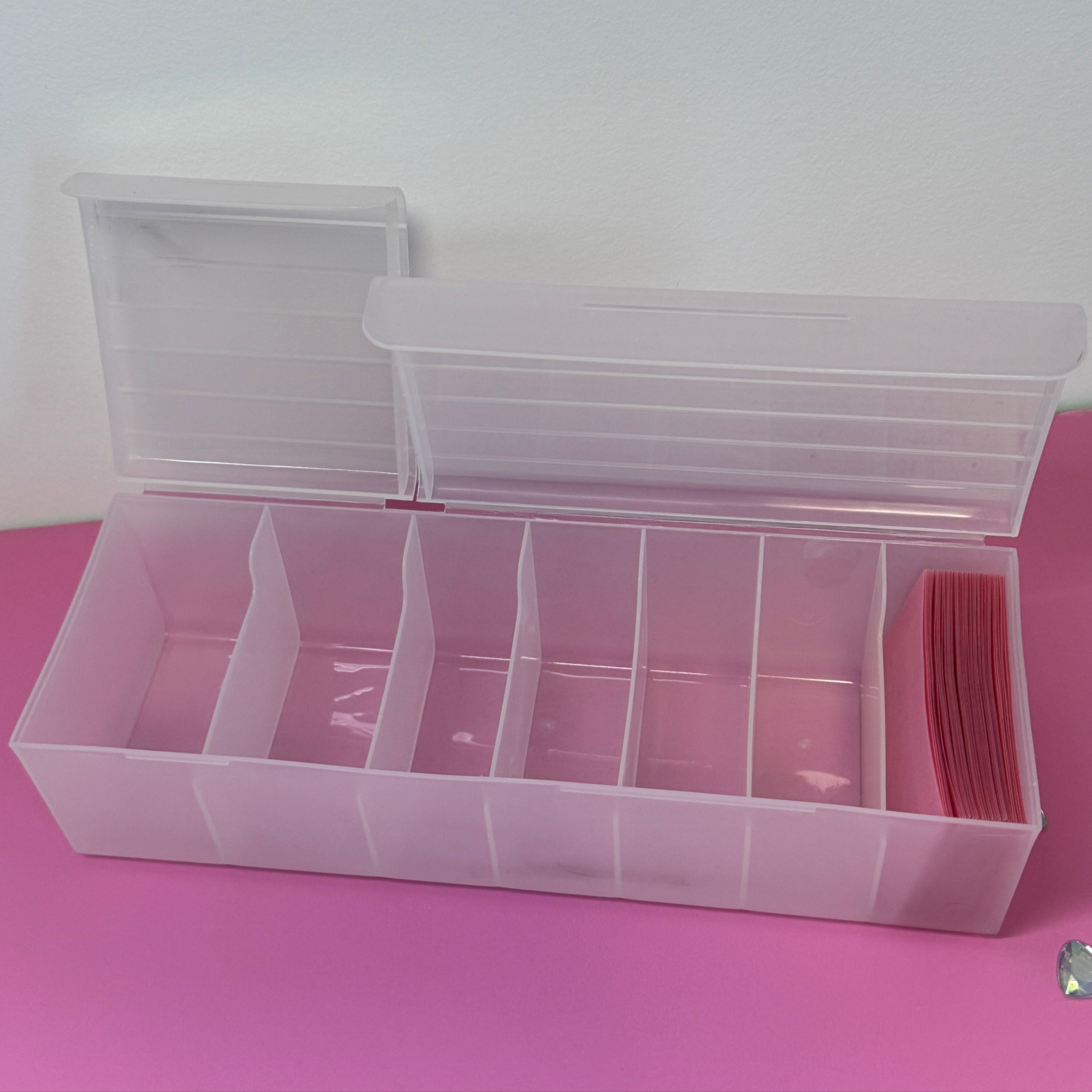 Matte Clear Photocards and Sleeves Organizer Box