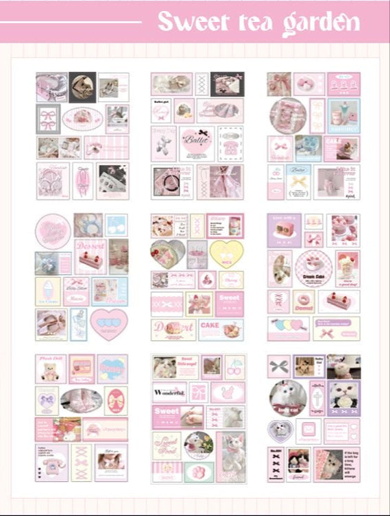 18 Pages Kawaii Sticker Book
