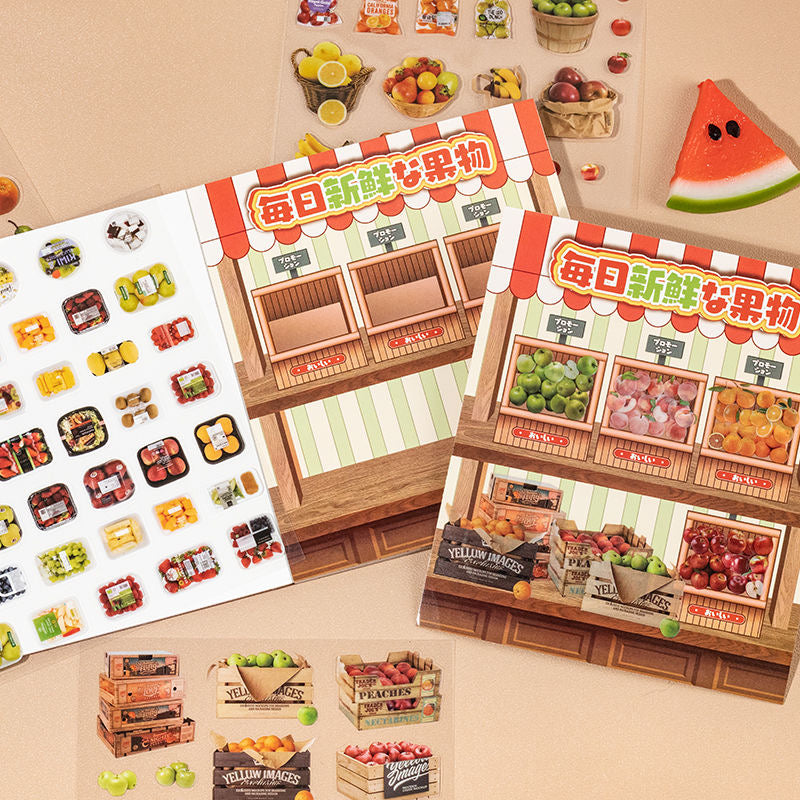 Beverage and Snacks Vending Machine Sticker Book