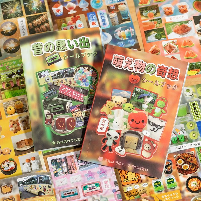 Retro Japanese Memory Sound Series Sticker Book