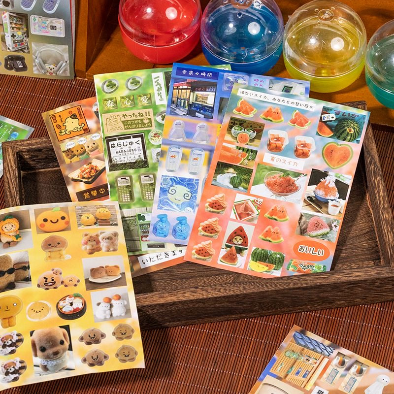 Retro Japanese Memory Sound Series Sticker Book