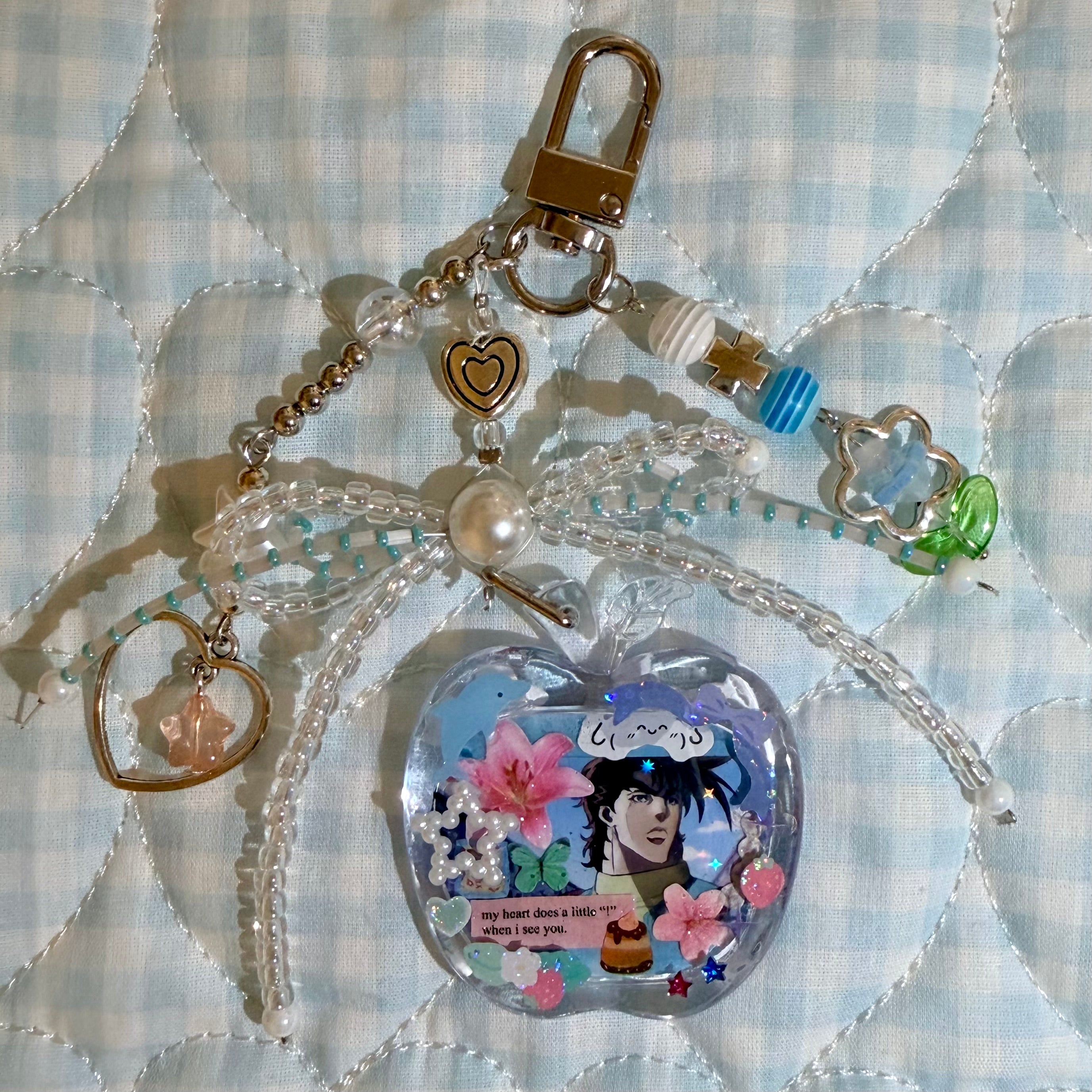 Double Sided Decorated Keychain