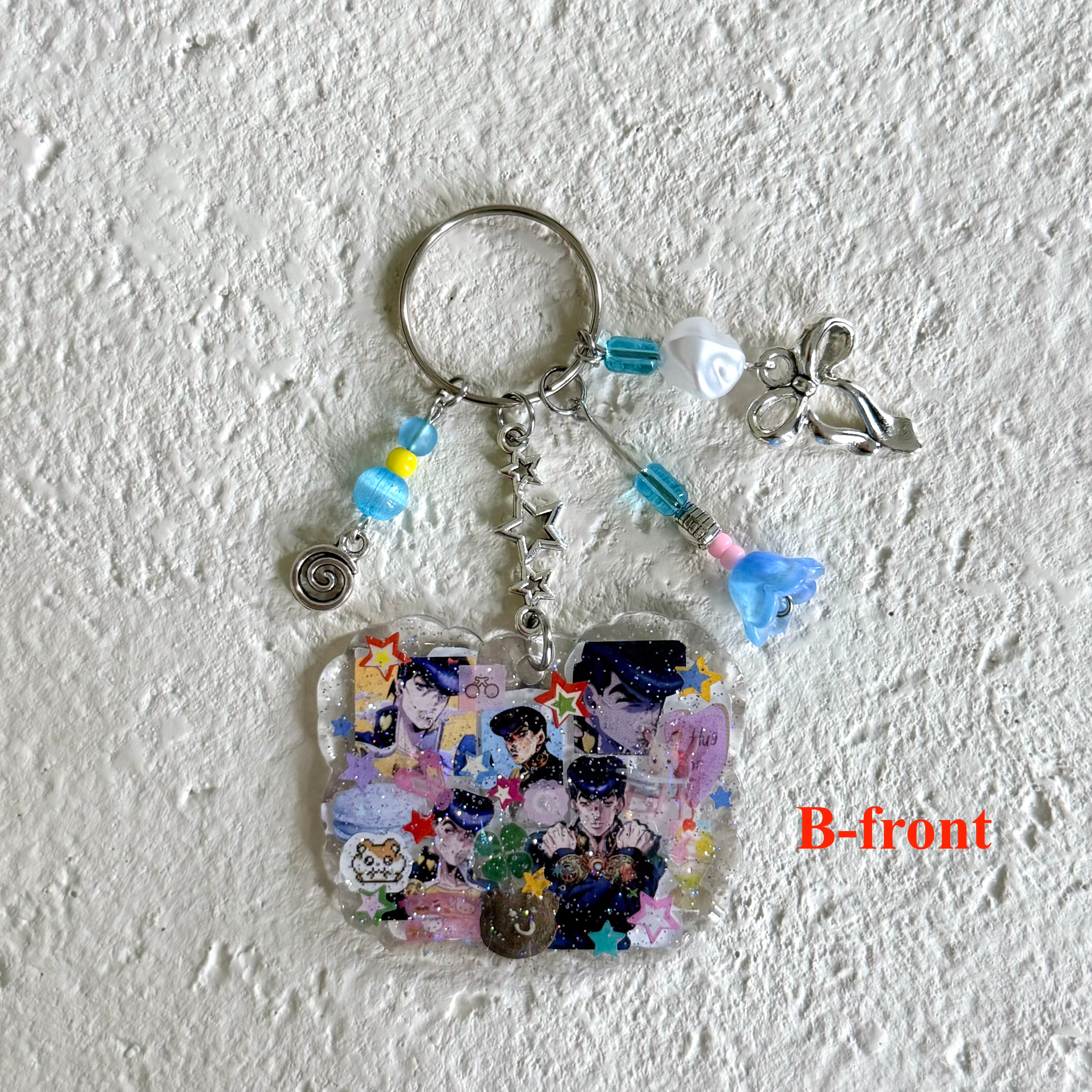 Double Sided Decorated Keychain