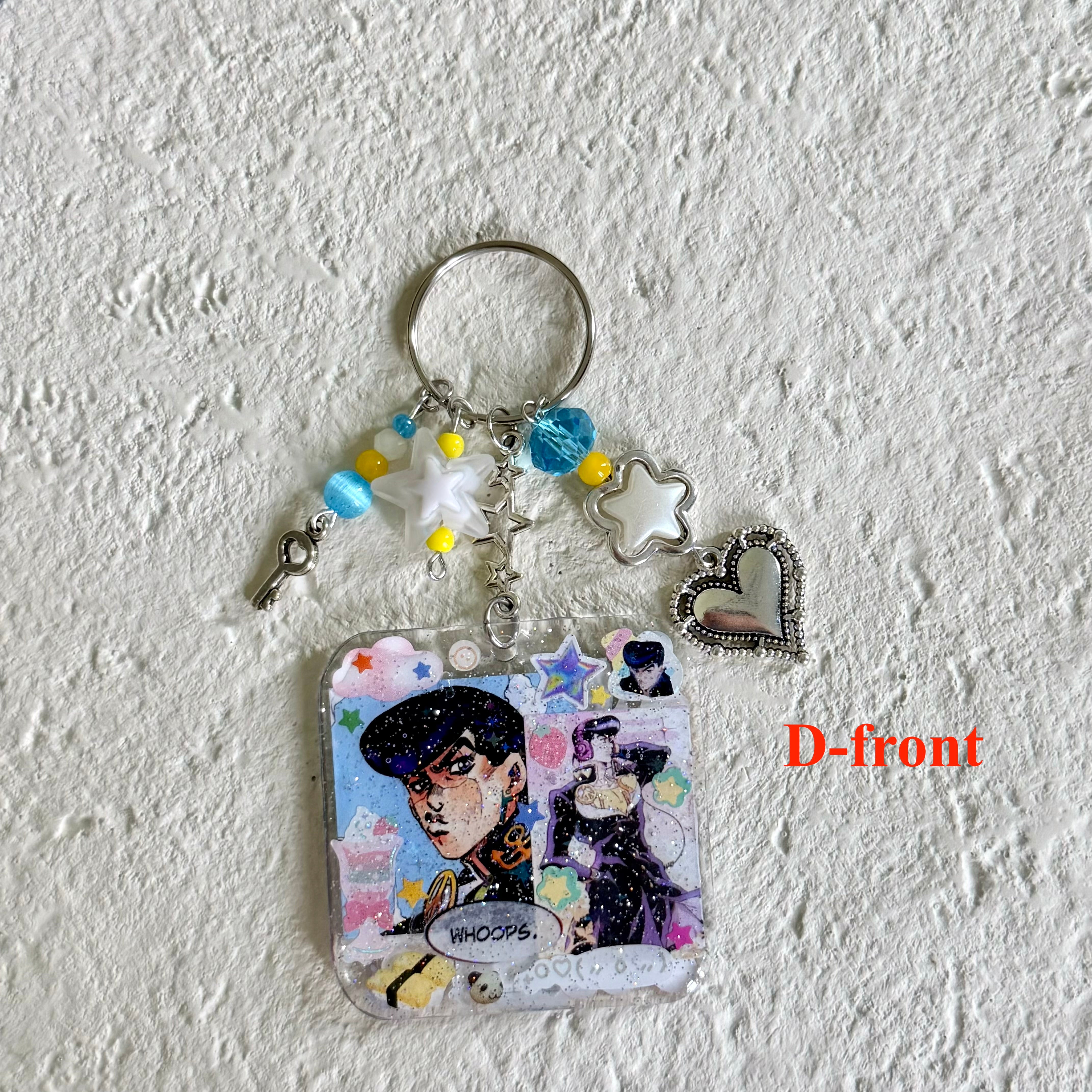 Double Sided Decorated Keychain