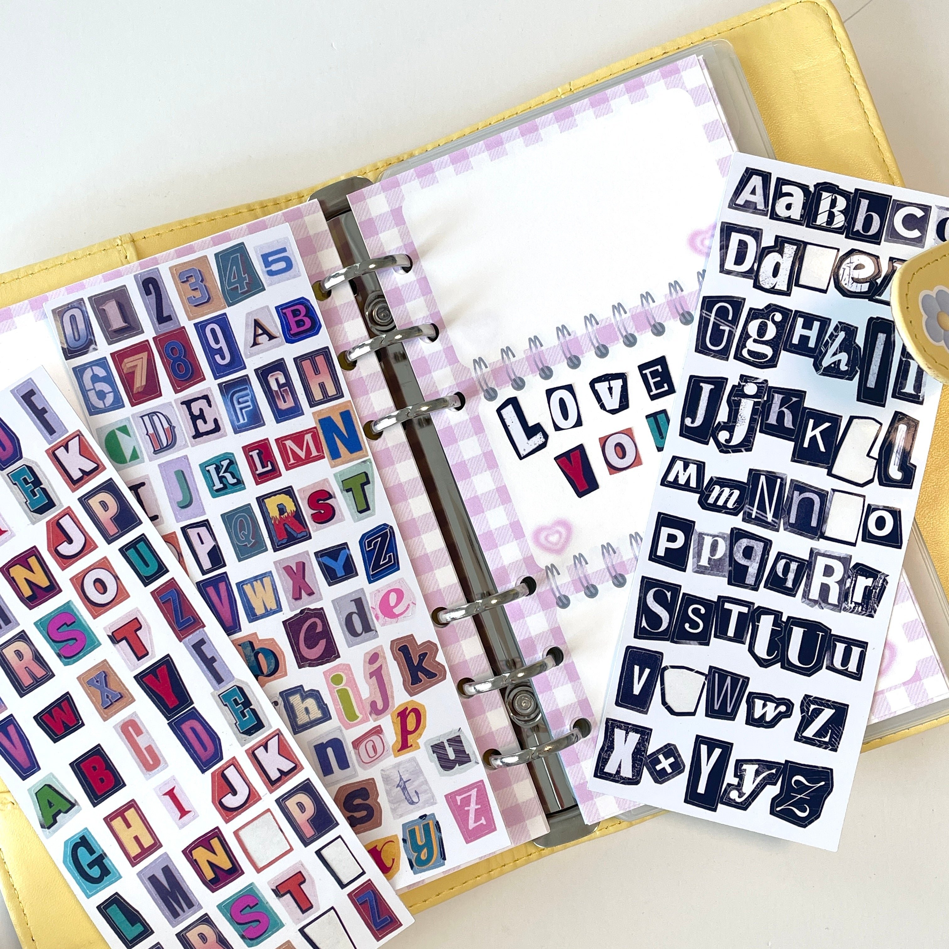 Ransom Note Letters Sticker