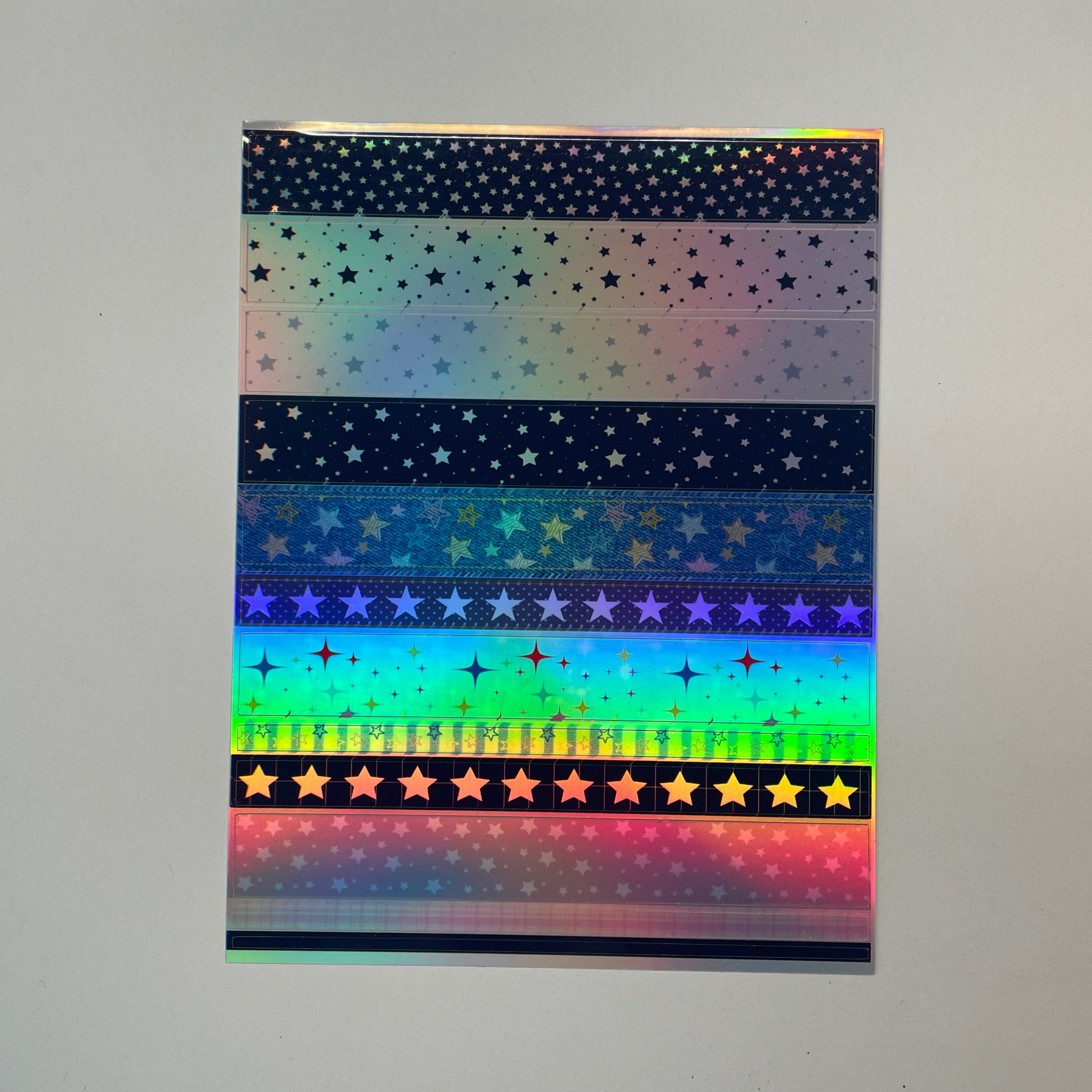 Holographic Star Sticker Sheet