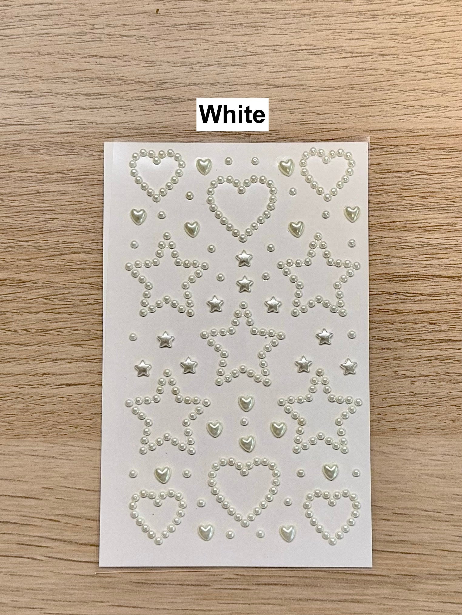 3D Heart and Star Sticker