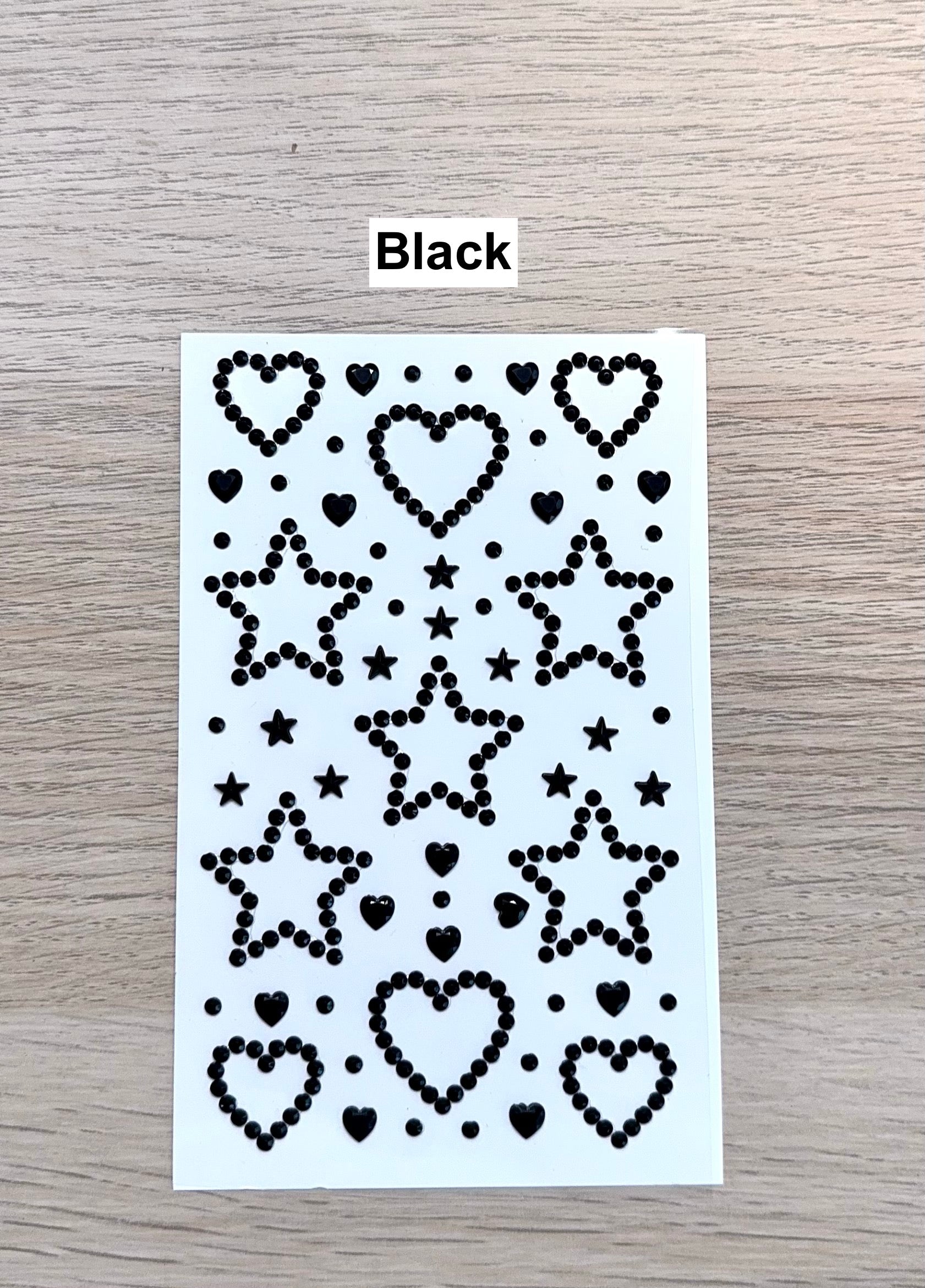 3D Heart and Star Sticker