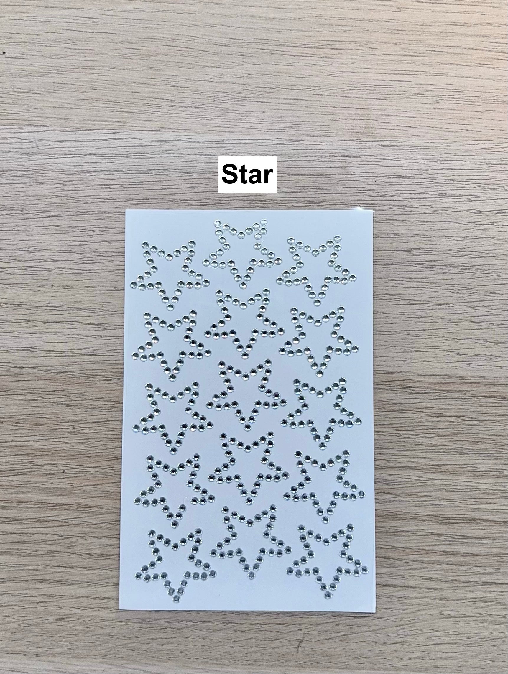 3D Heart and Star Sticker