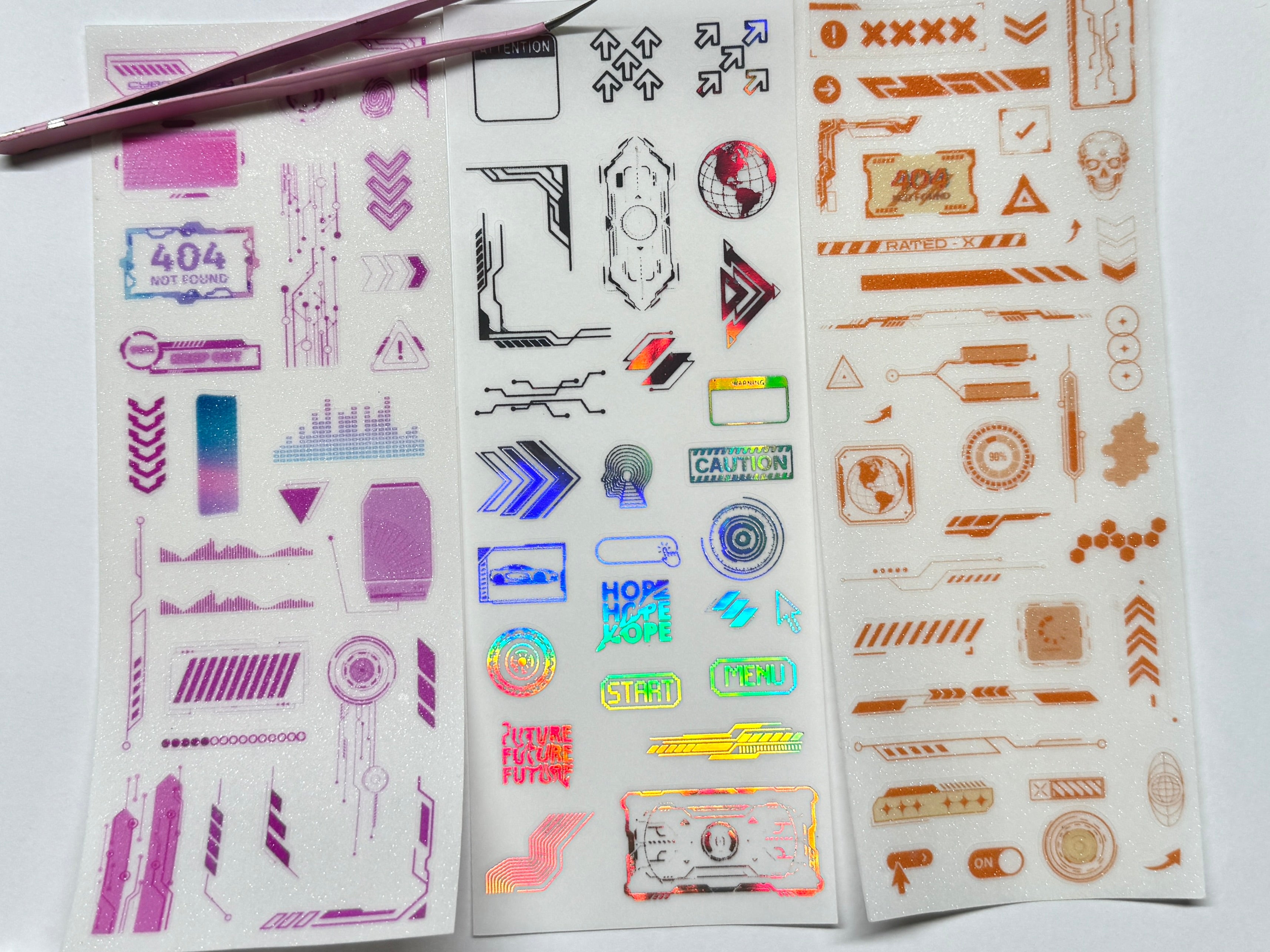 Cyberpunk Sticker Sheet