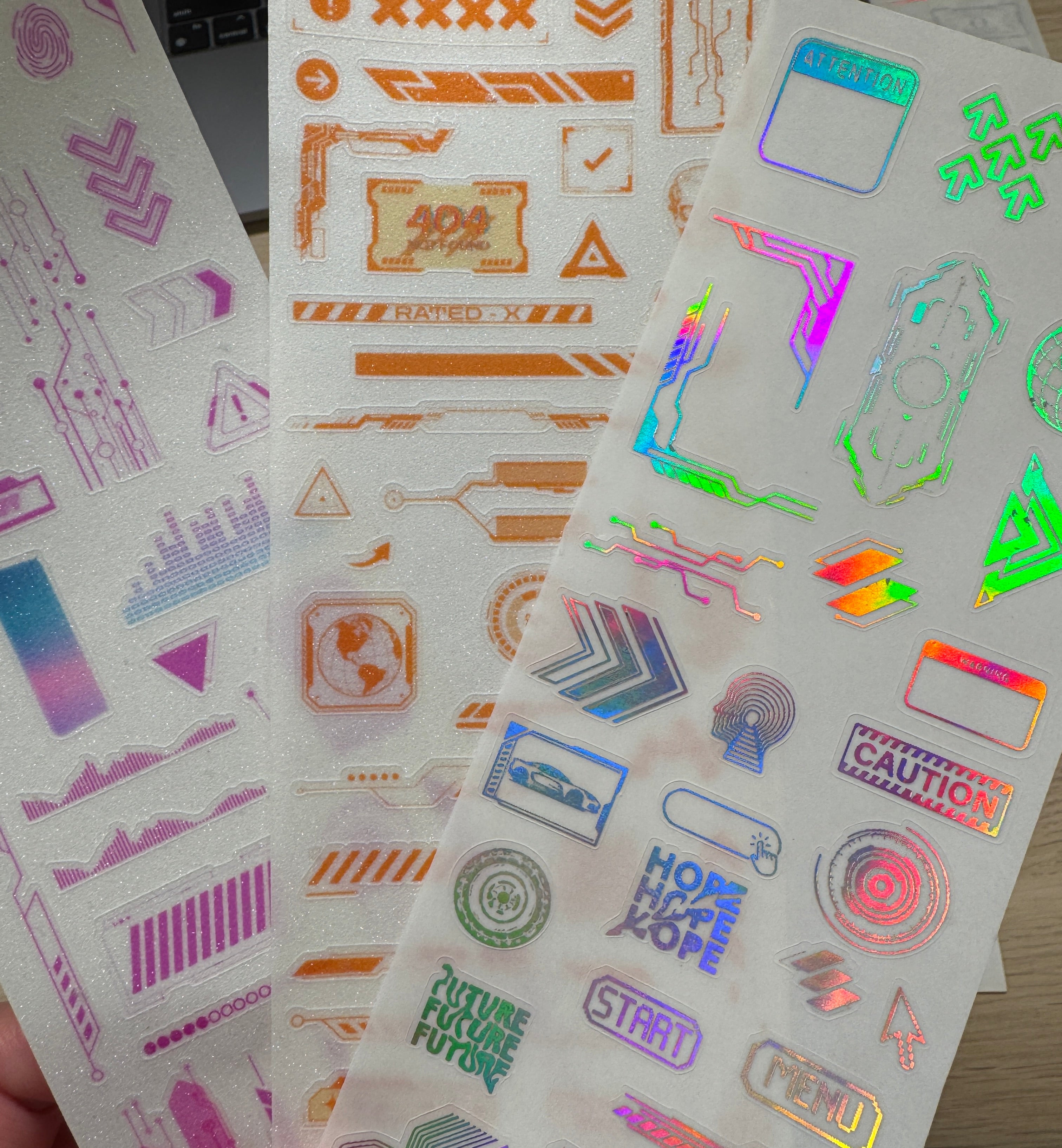 Cyberpunk Sticker Sheet