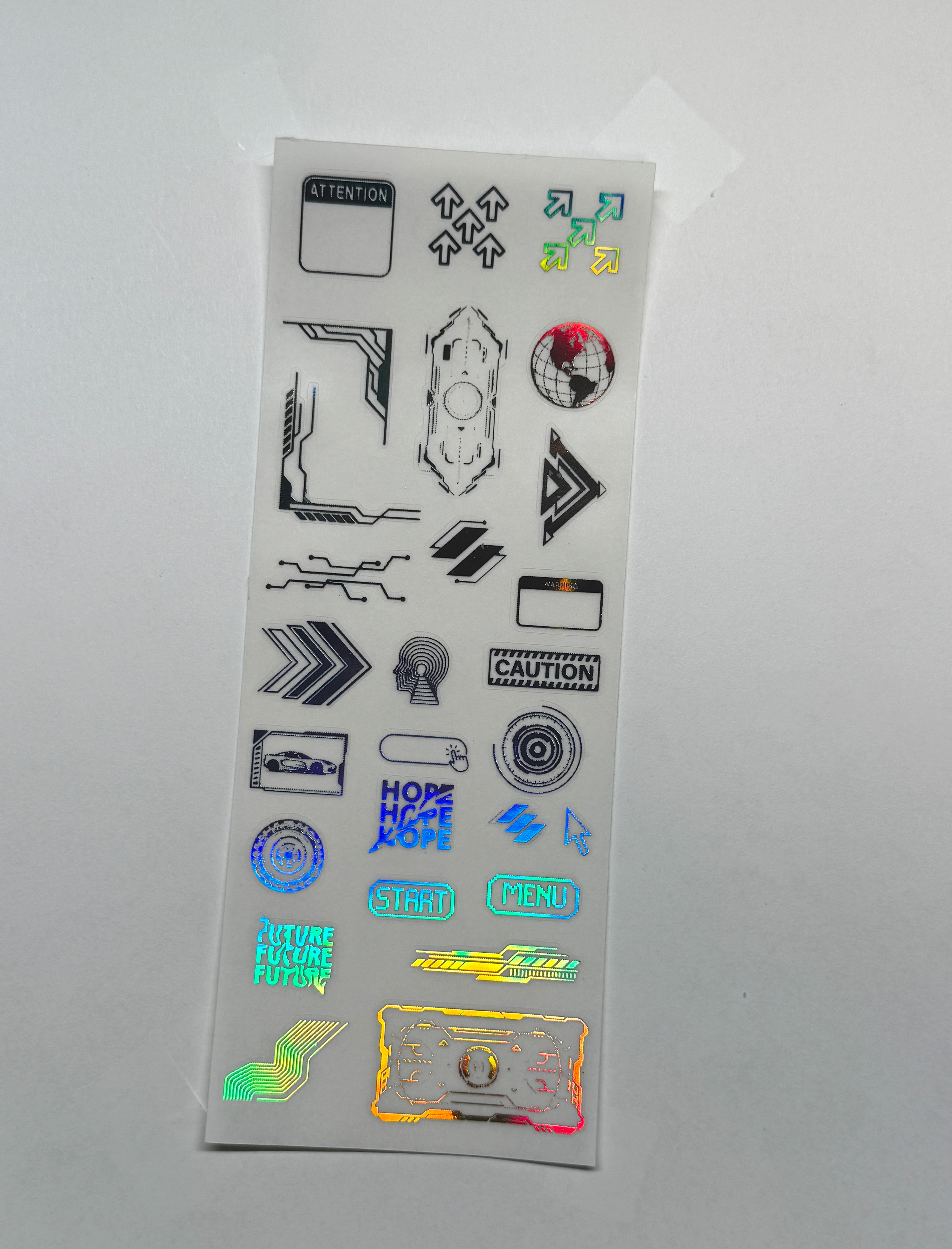 Cyberpunk Sticker Sheet