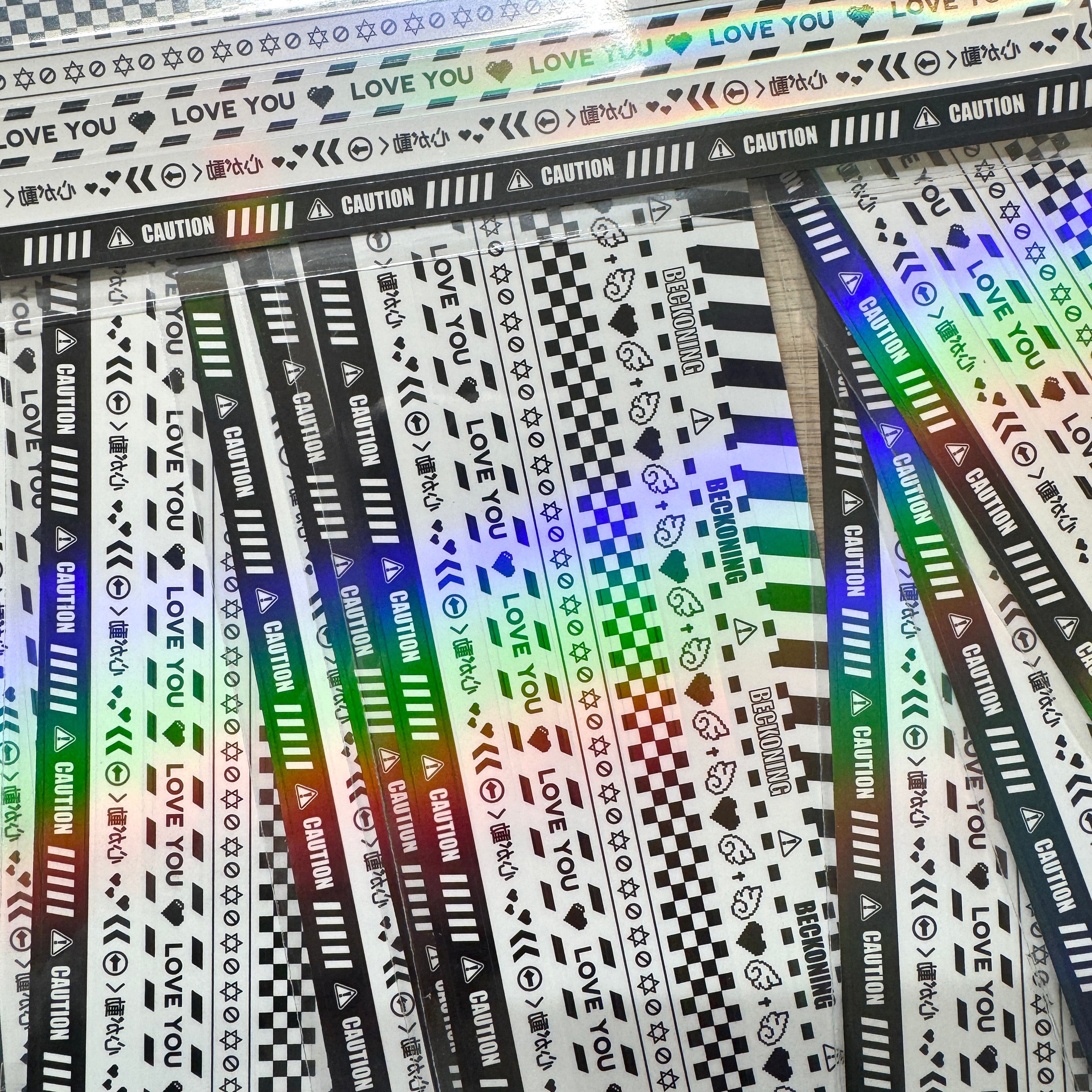 Caution Line Sticker