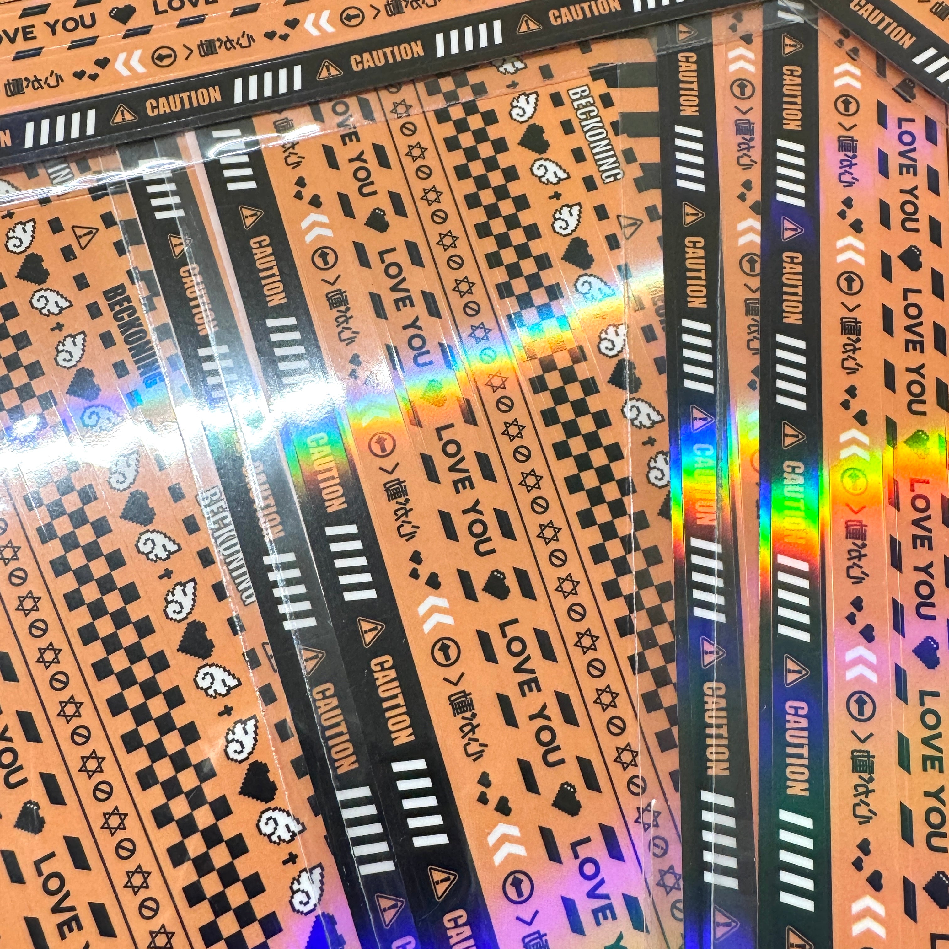 Caution Line Sticker