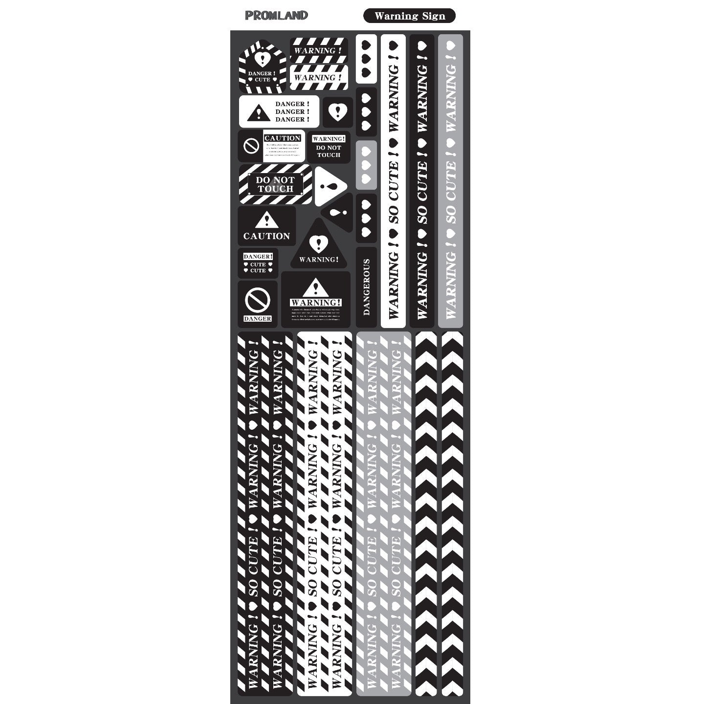 Warning Sign Sticker