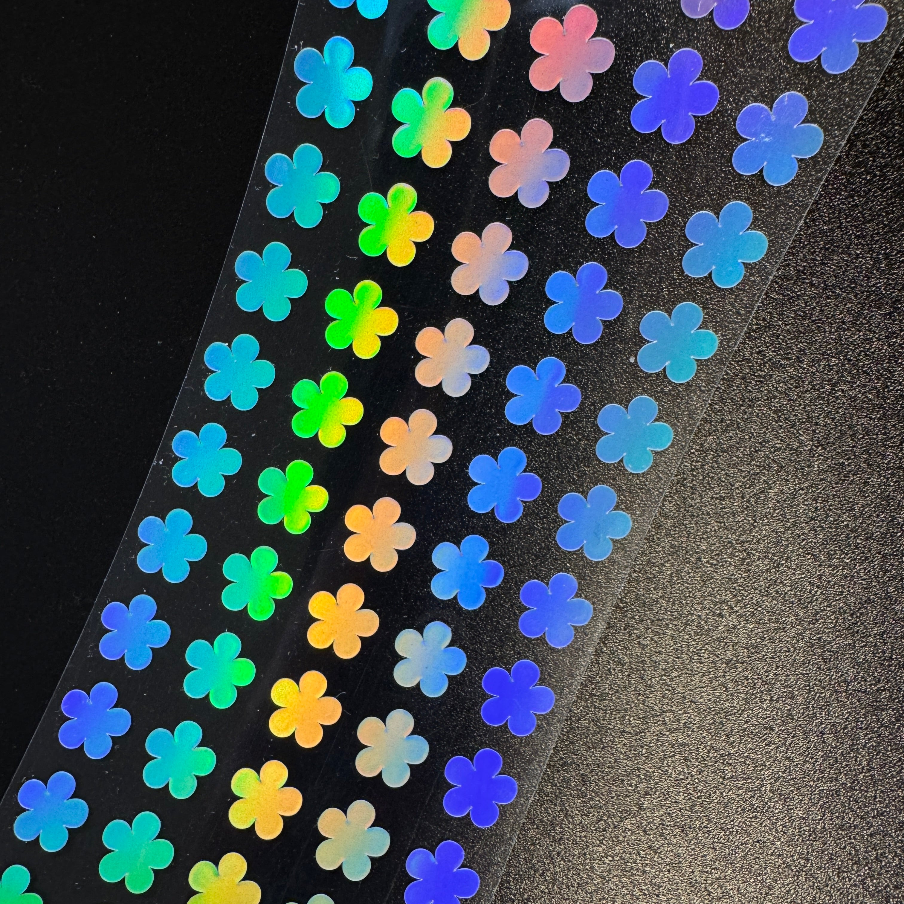 1 CM Holographic Star Sticker Sheet, Sparkle Heart Toploader Stickers