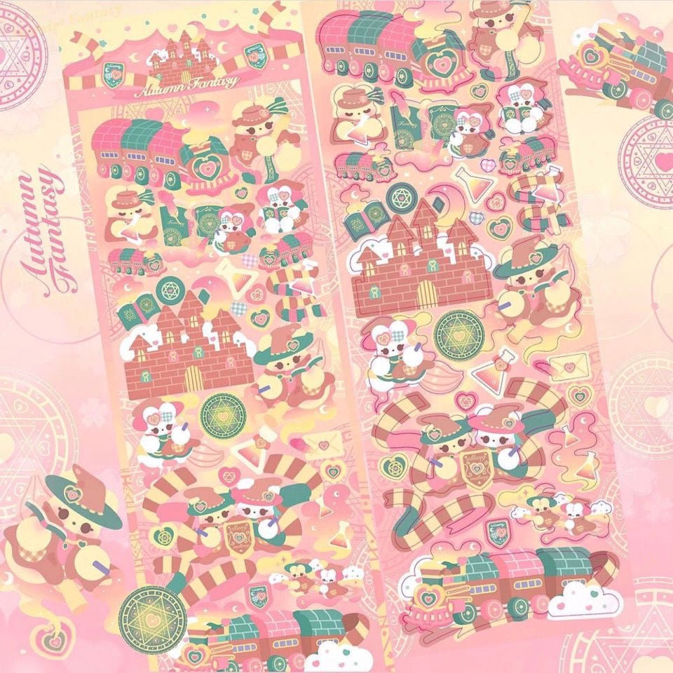 kawaii toploader sticker