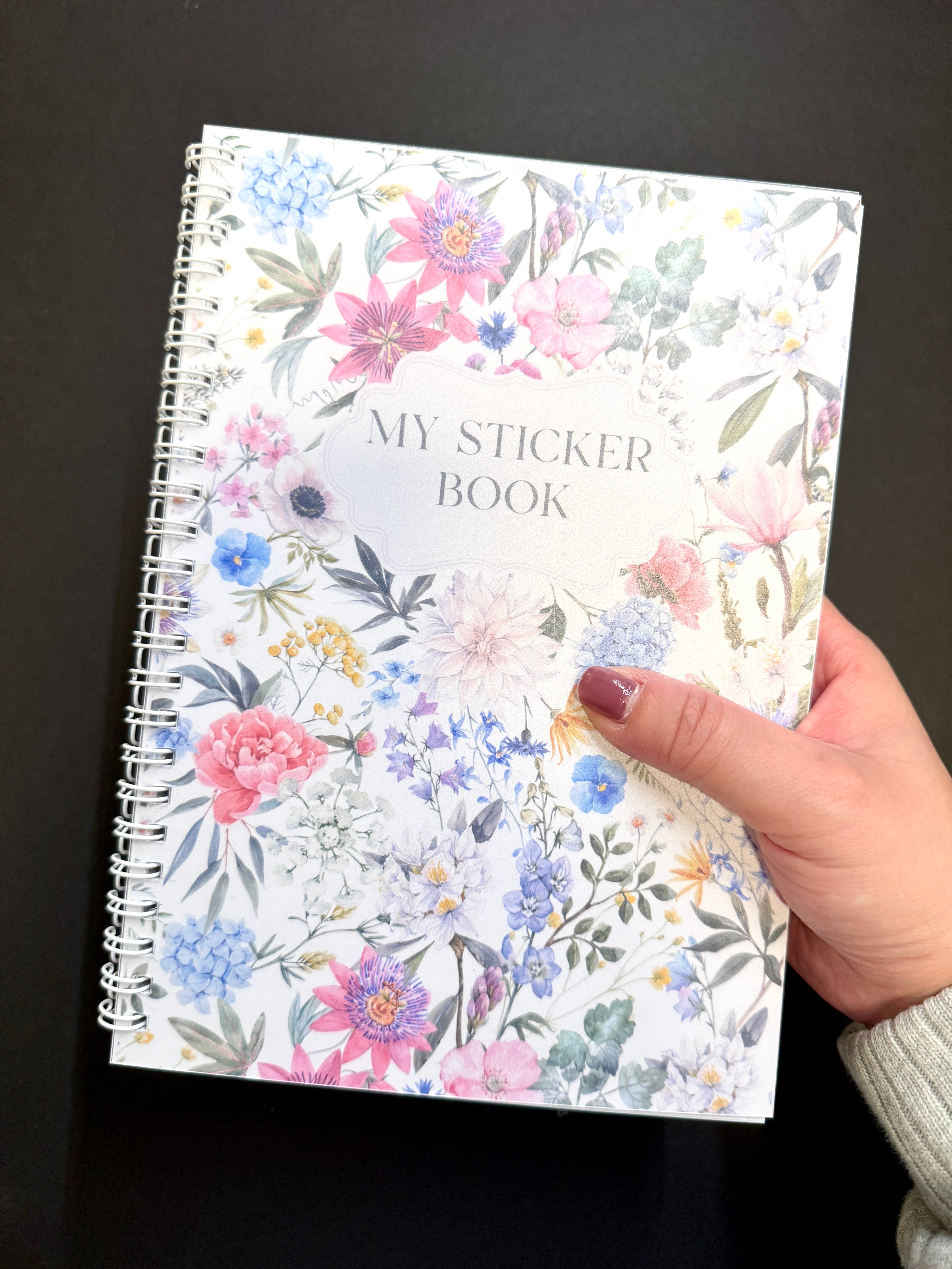 A5 Size Reusable Sticker Book