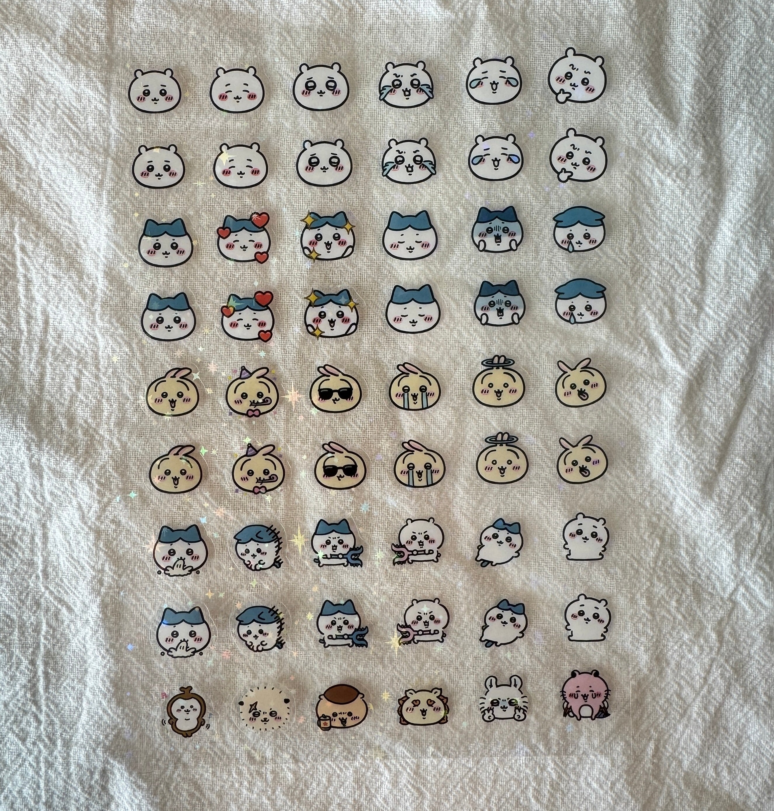 4 PCS Kawaii Critters Sticker Sheet