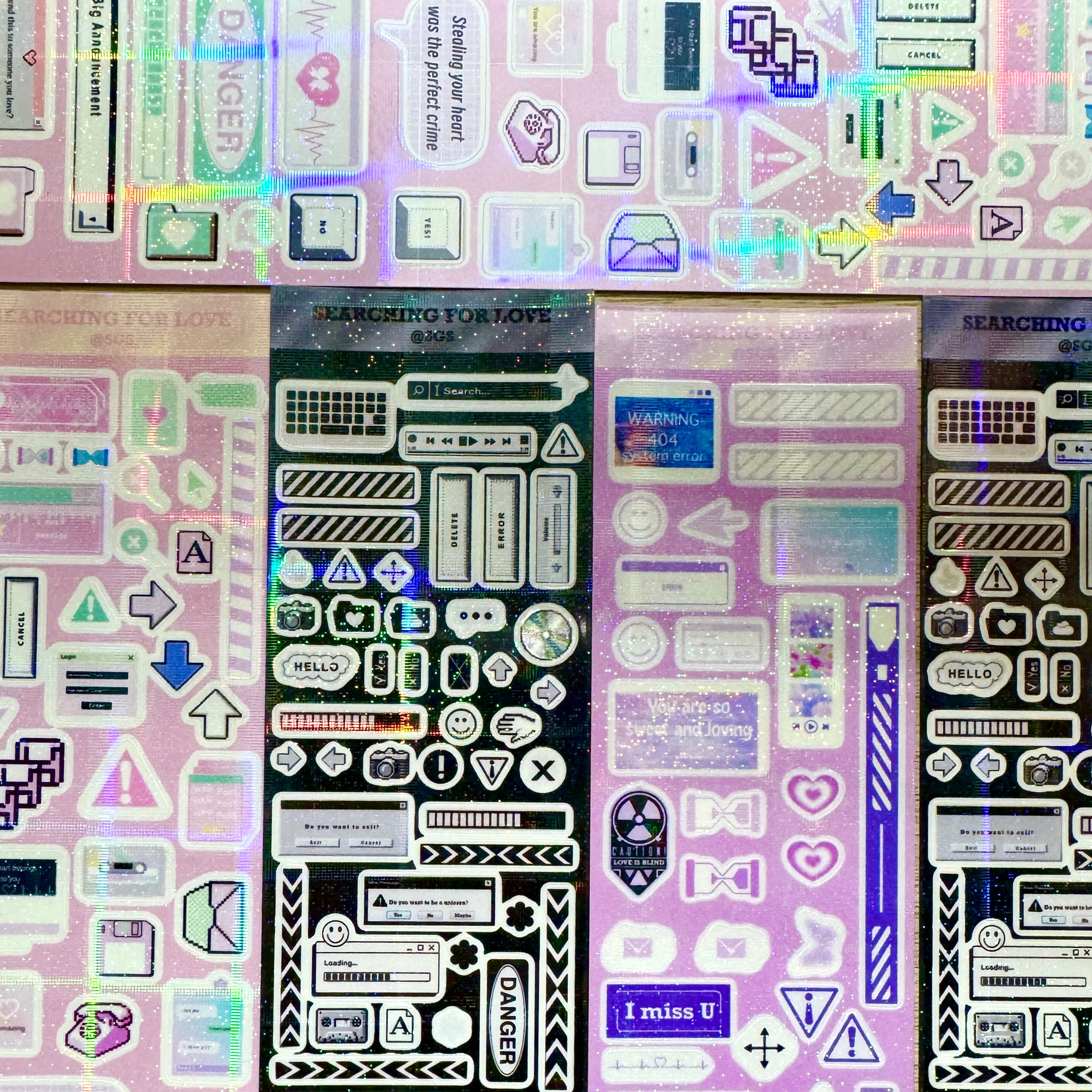 Searching For Love Sticker Sheet