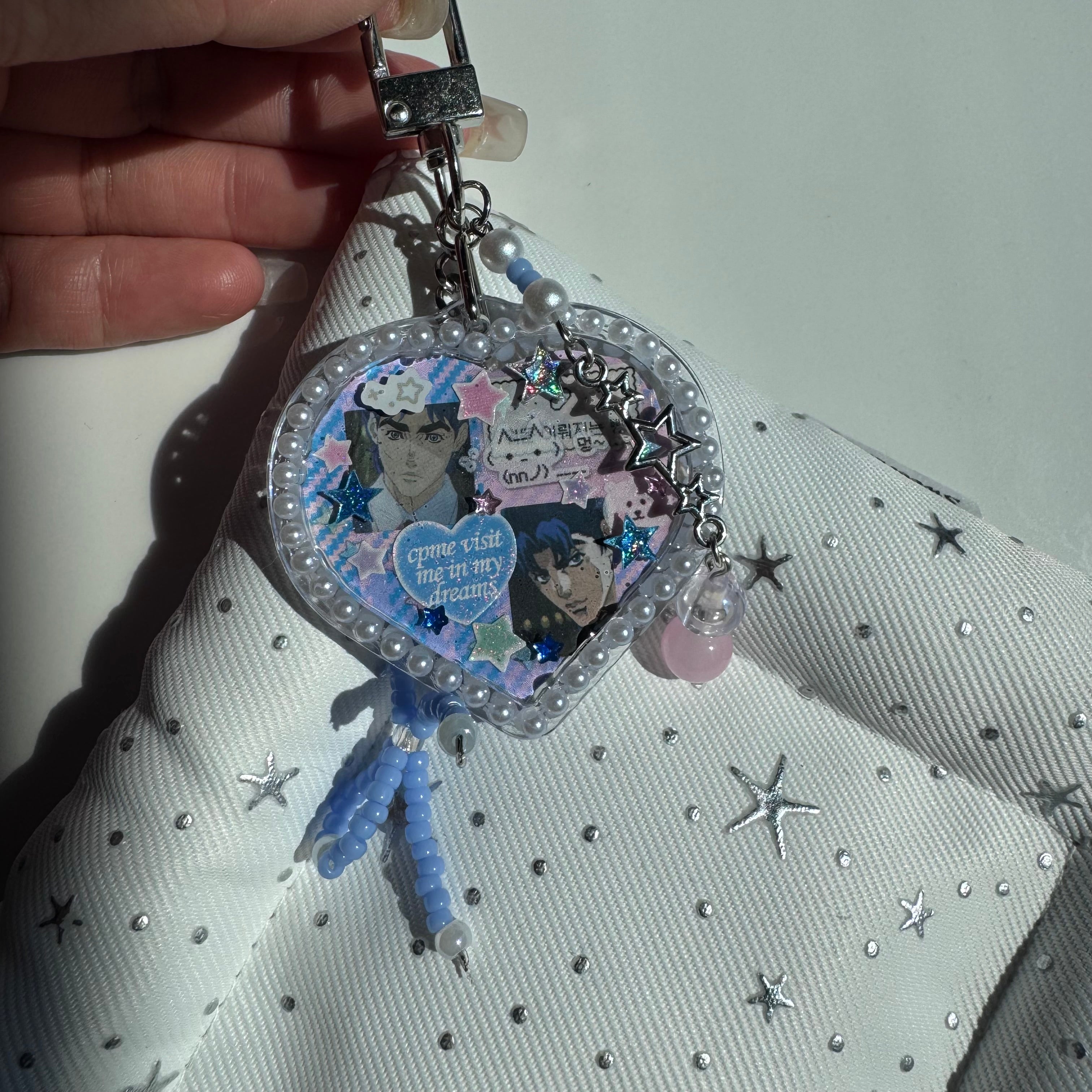 Double Sided Decorated Keychain