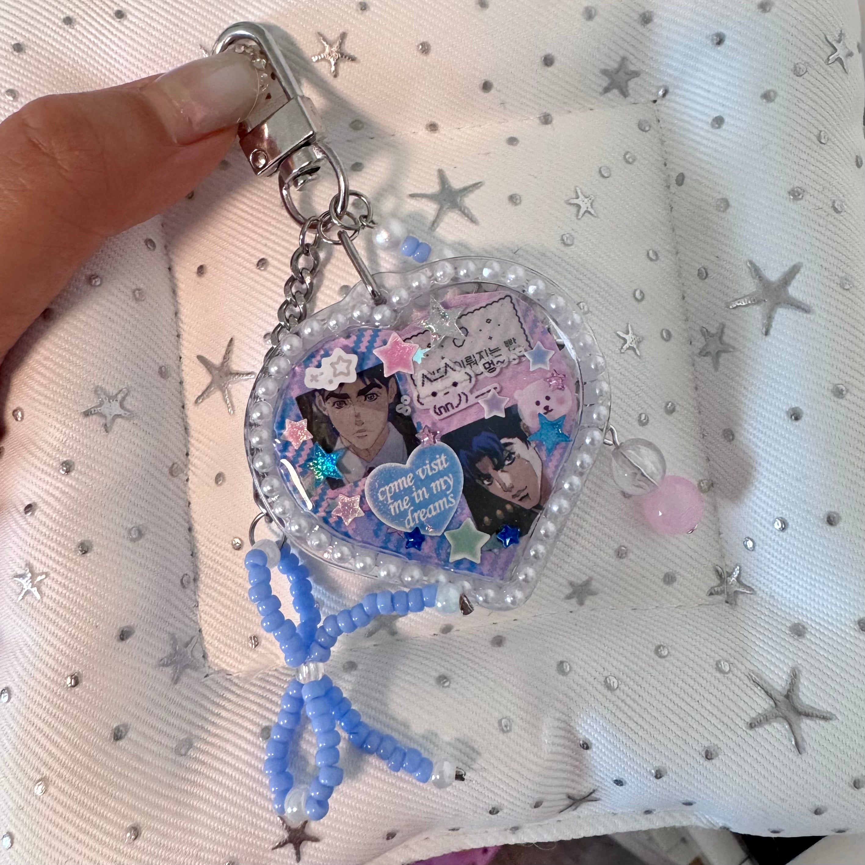 Double Sided Decorated Keychain