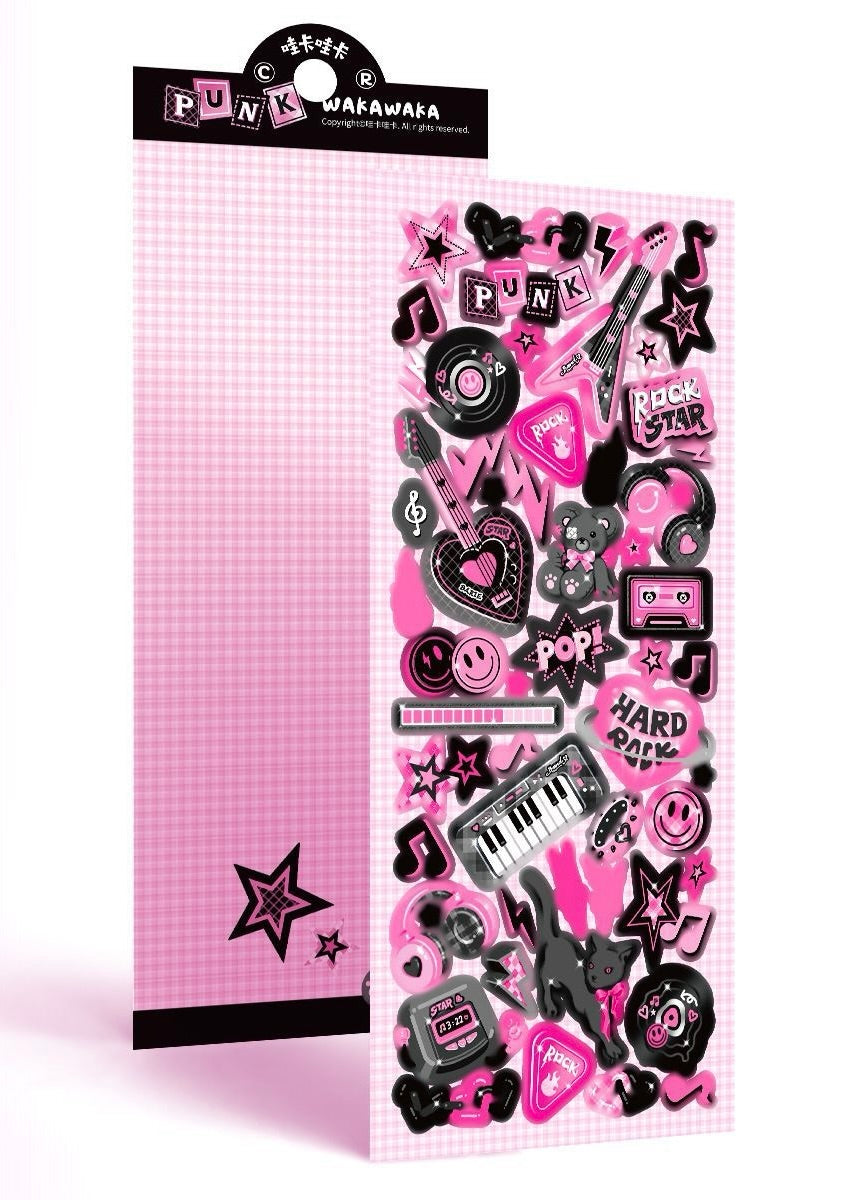 Music Instructions Sticker