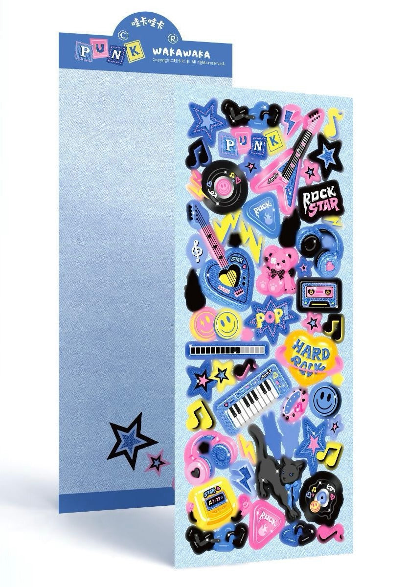 Music Instructions Sticker