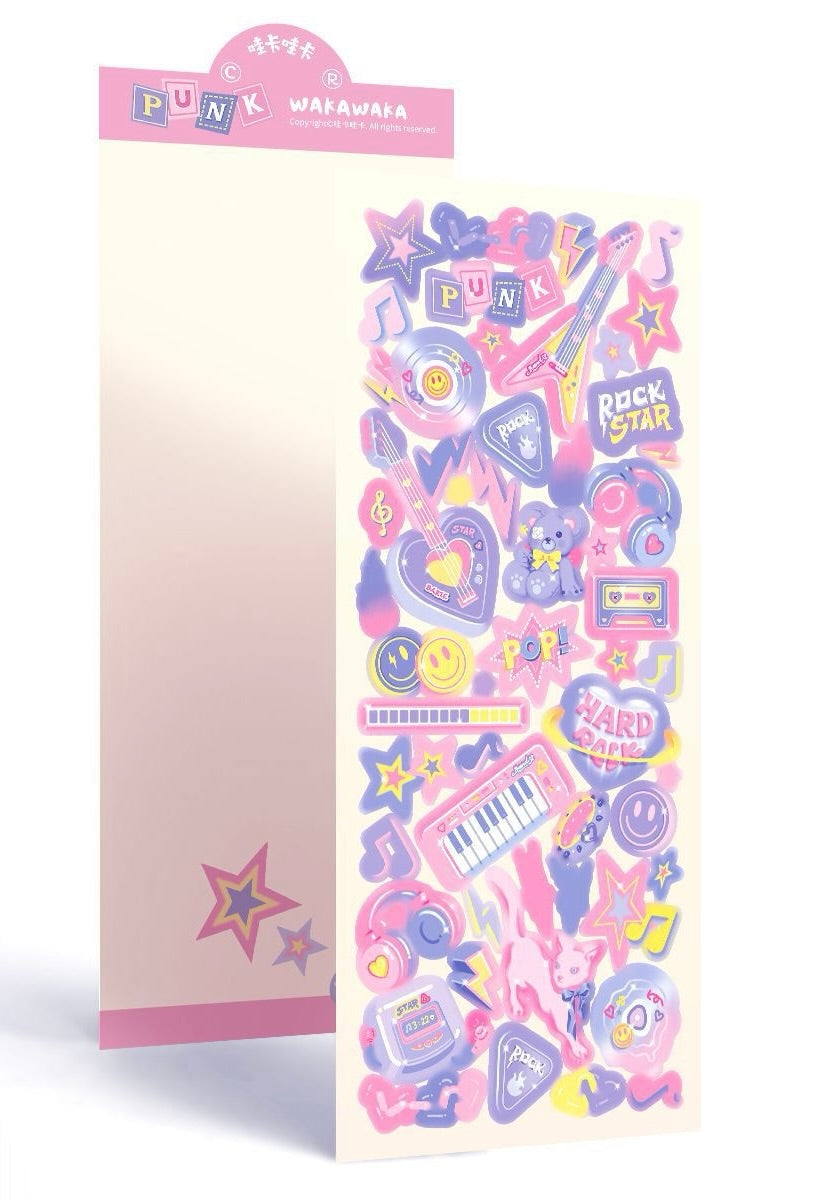 Music Instructions Sticker