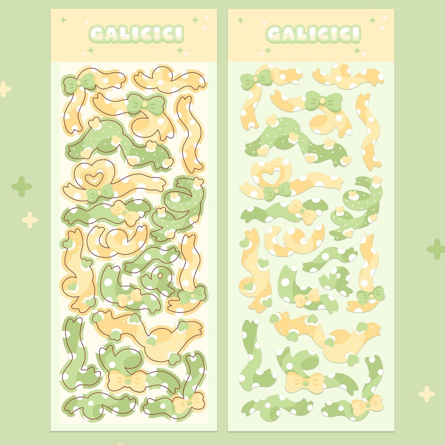 Confetti Ribbon Sticker