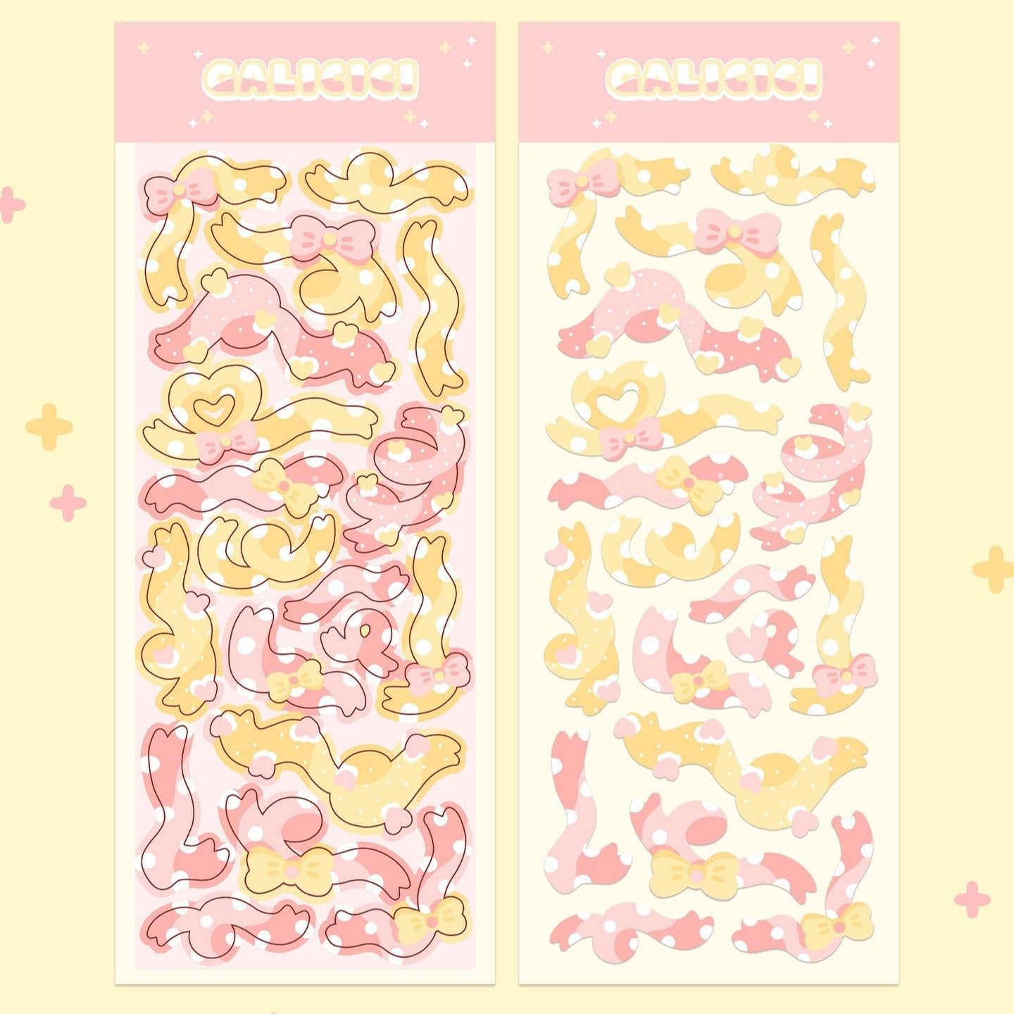 Confetti Ribbon Sticker