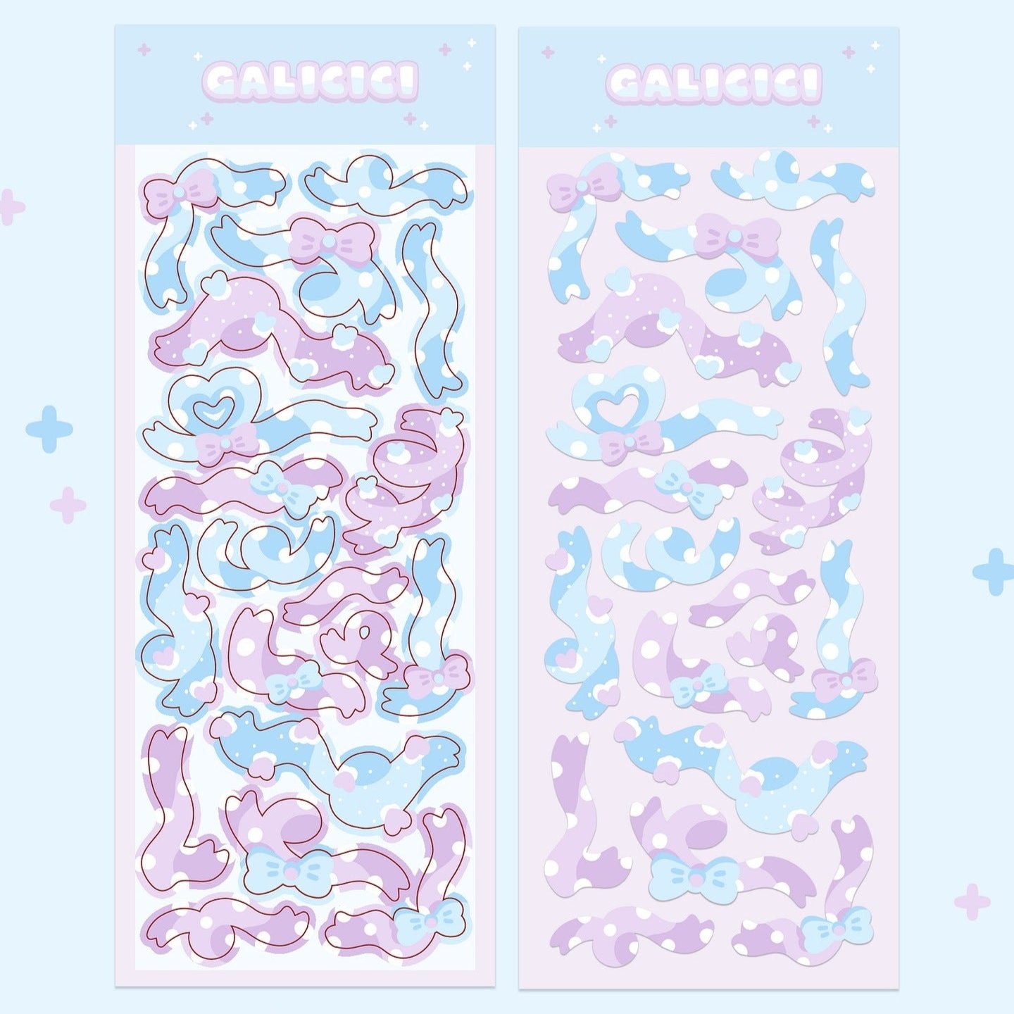 Confetti Ribbon Sticker
