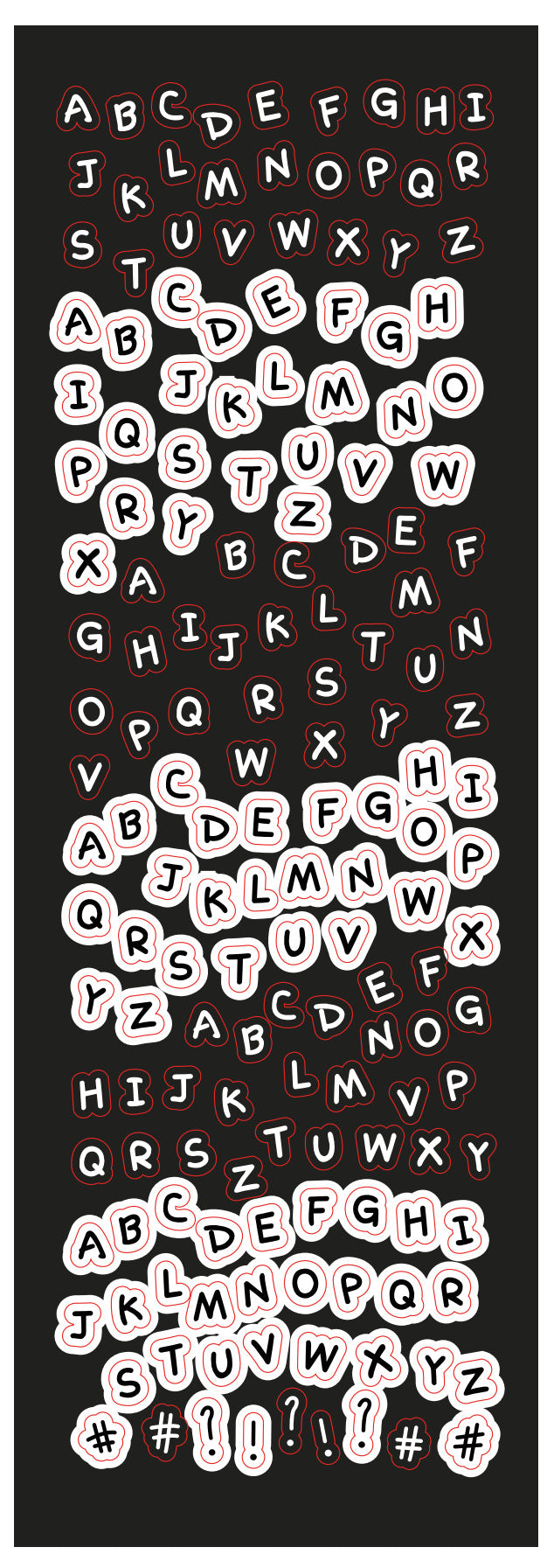 Letter Sticker Sheet